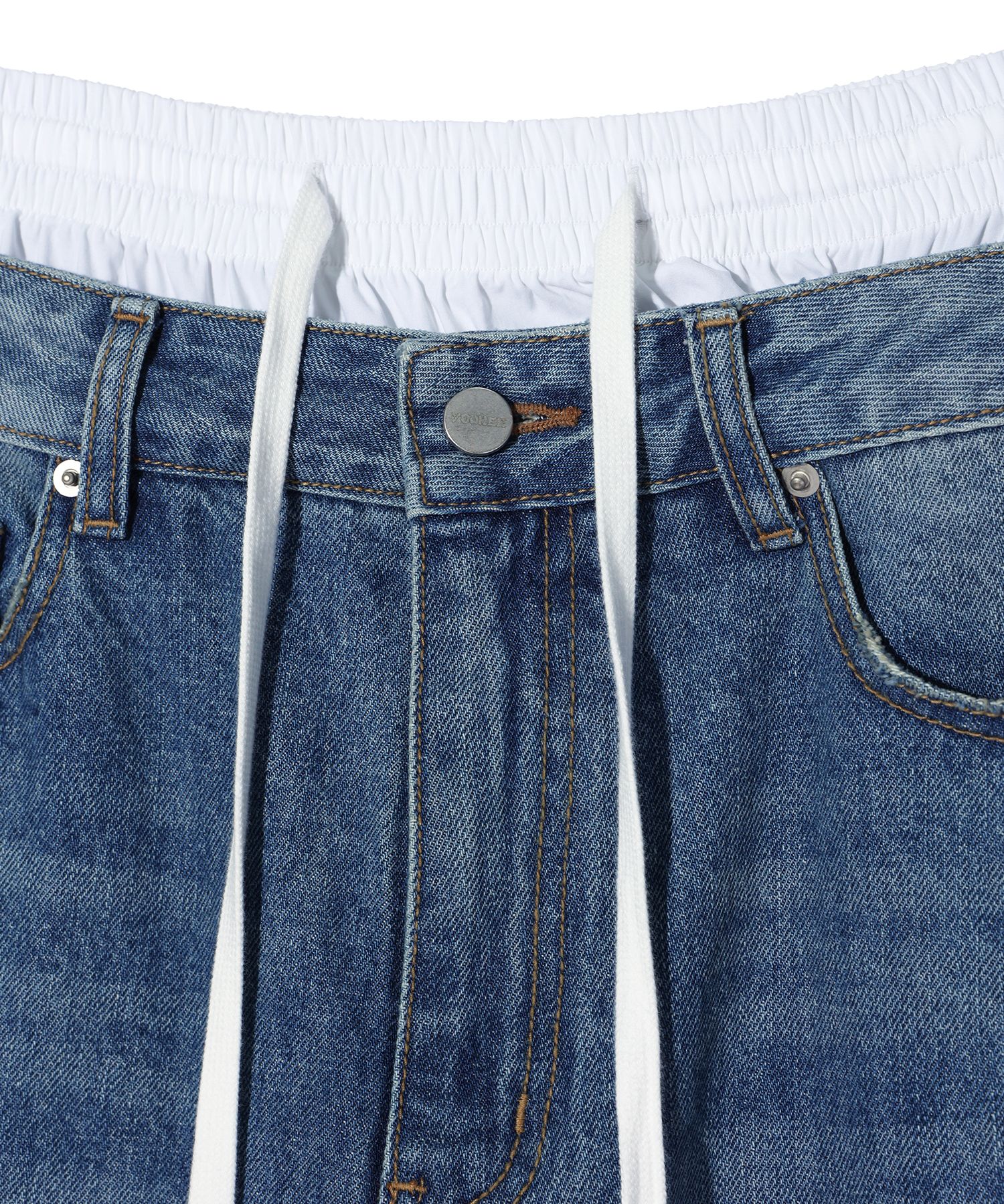 パンツ YOUHEE LAYERED DENIM PANTS BLUE MUSINSA | YOUHEE LAYERED DENIM PANTS BLUE