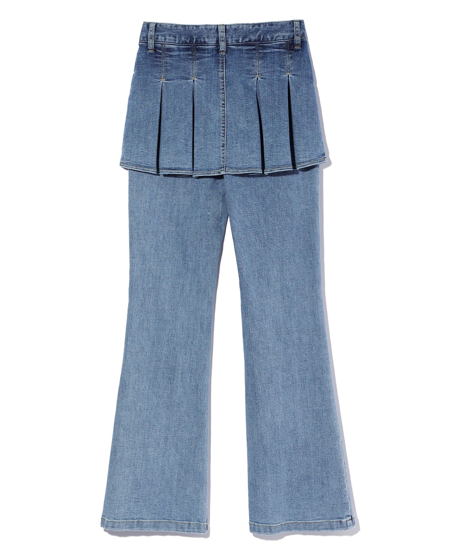 ●YOUHEE●DENIM SKIRT PANTS★韓国の人気★日本未入荷 MUSINSA | YOUHEE DENIM SKIRT PANTS SKY BLUE