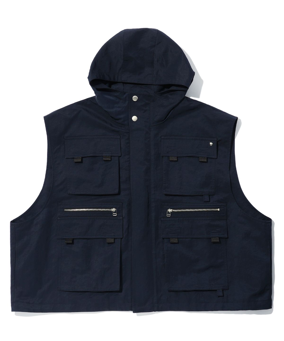 이에이(IEY) NYLON MULTI VEST Navy