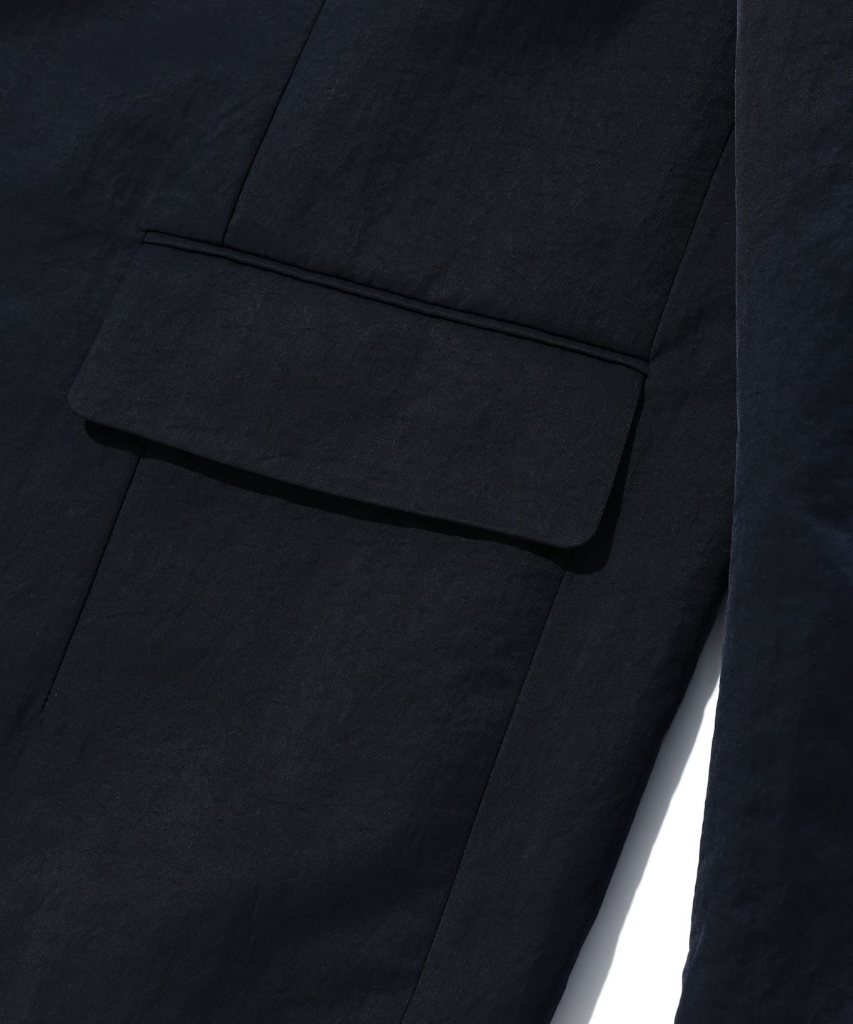 이에이(IEY) NYLON OVERSIZED BLAZER Navy