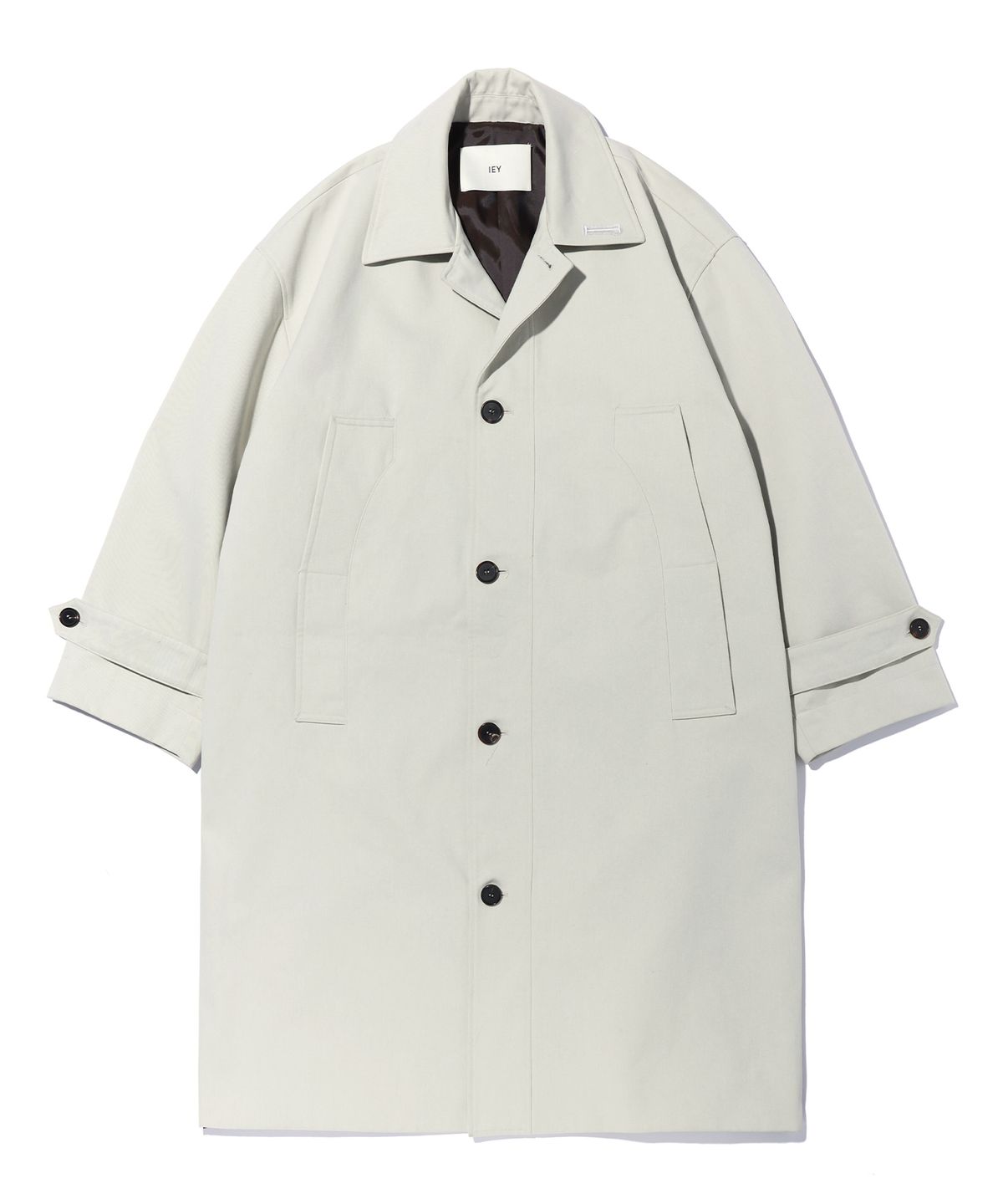 이에이(IEY) WESTERN TAP BALMACAAN COAT Beige