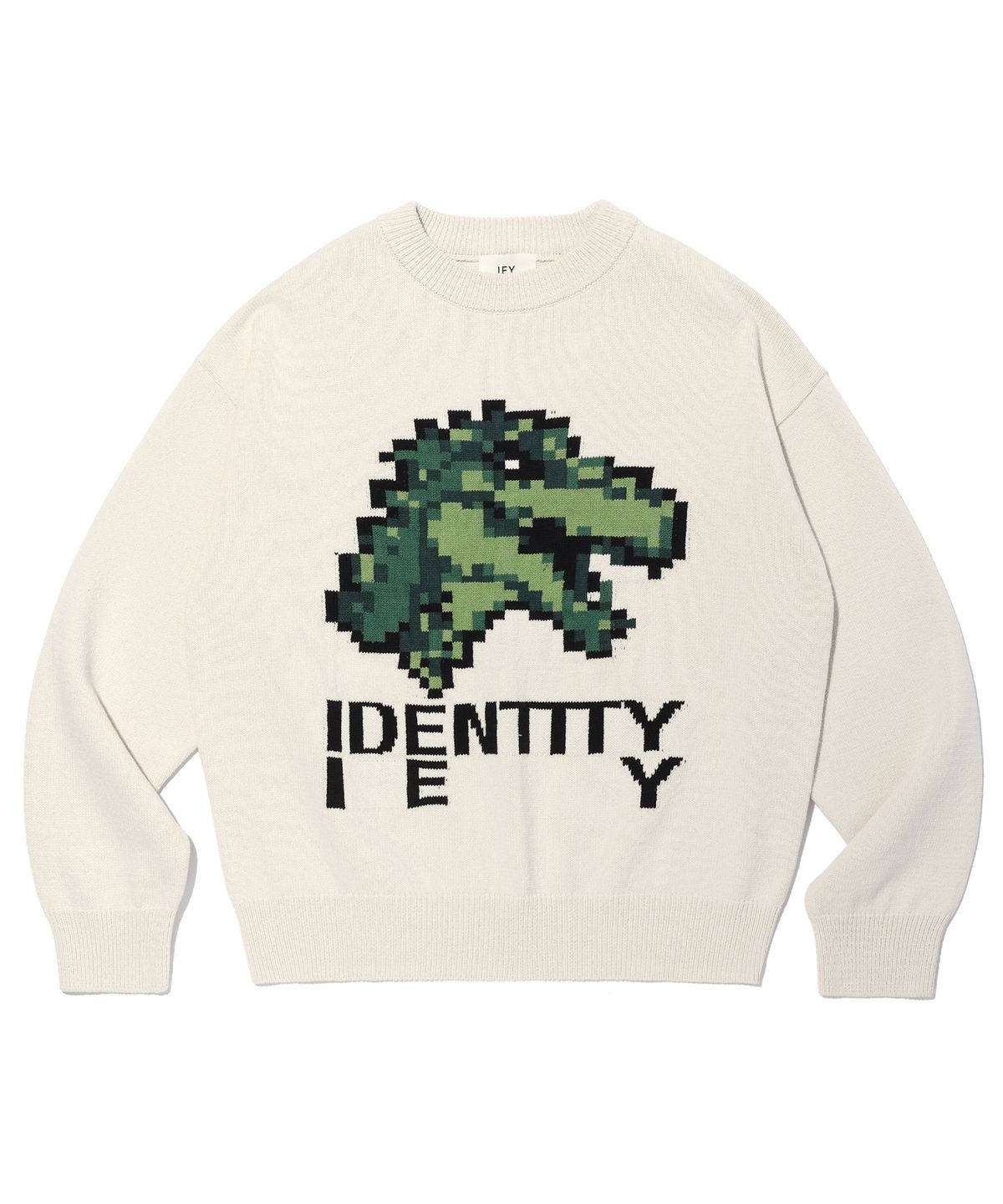 이에이(IEY) DINO COVER KNIT Ivory