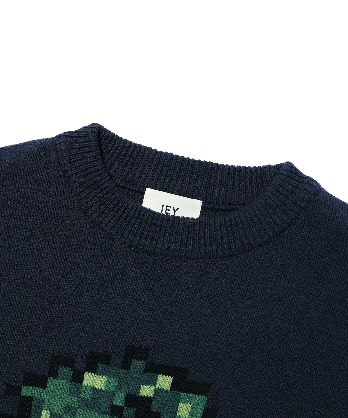 이에이(IEY) DINO COVER KNIT Navy
