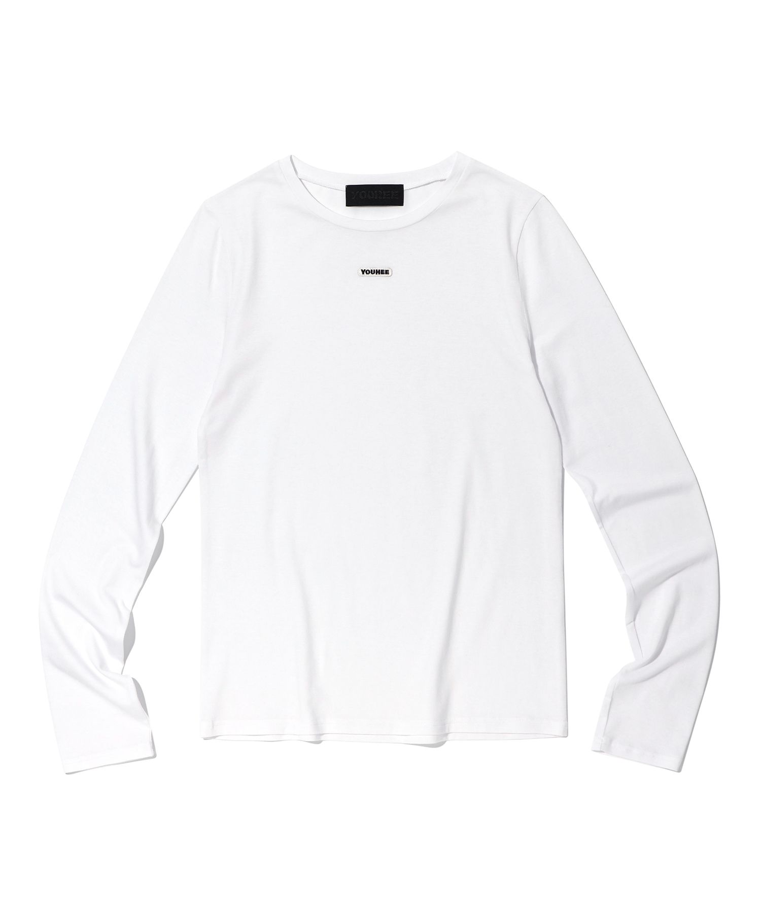 ◆YOUHEE◆ LOGO LAYERED LONG SLEEVE WHITE MUSINSA公式 | YOUHEE LOGO LAYERED LONG SLEEVE WHITE