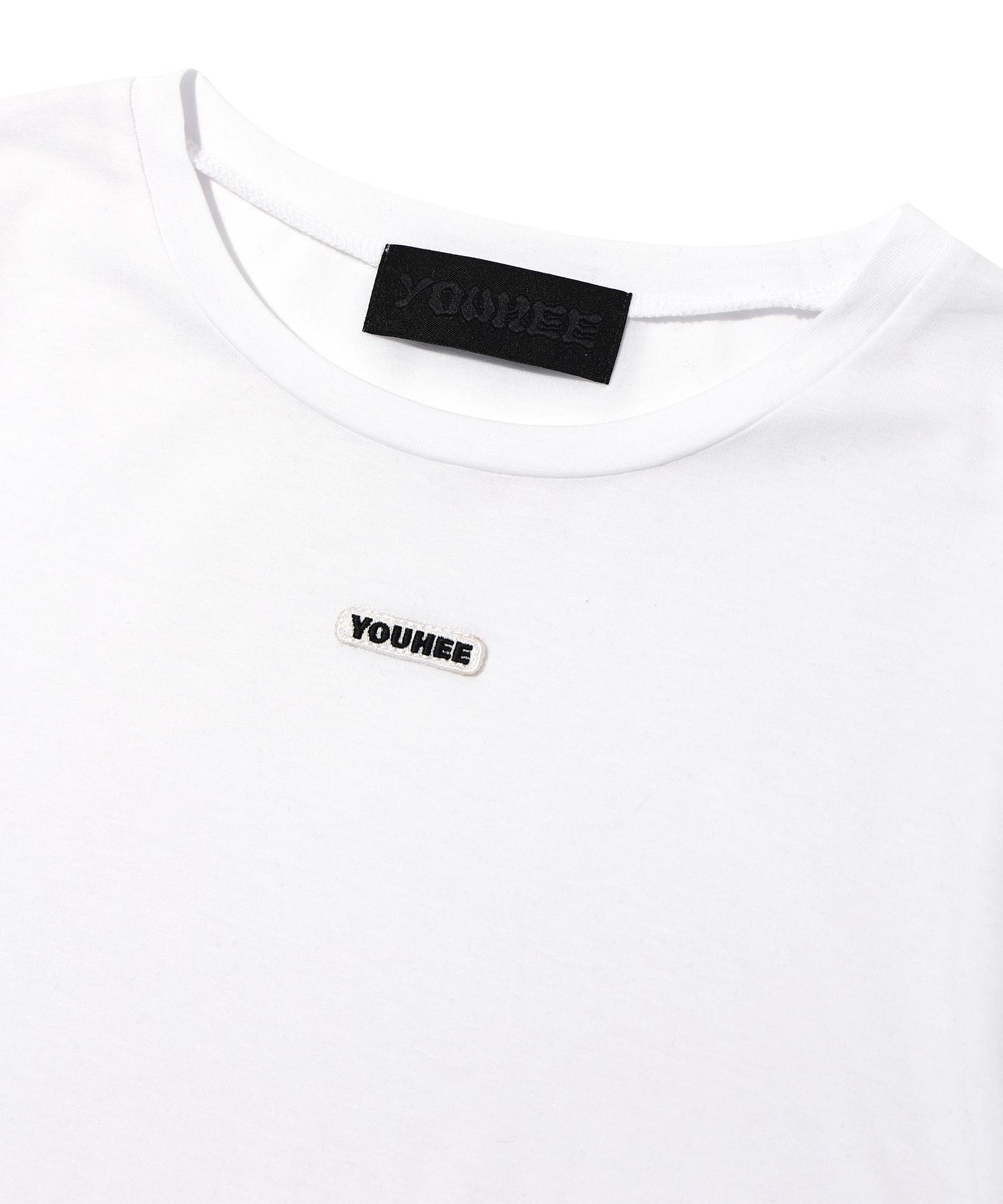 Tシャツ・カットソー YOUHEE YOUHEE LETTERING LONG SLEEVE WHITE ☆関税込☆YOUHEE☆LETTERING T-SHIRT☆Tシャツ☆ (YOUHEE/T