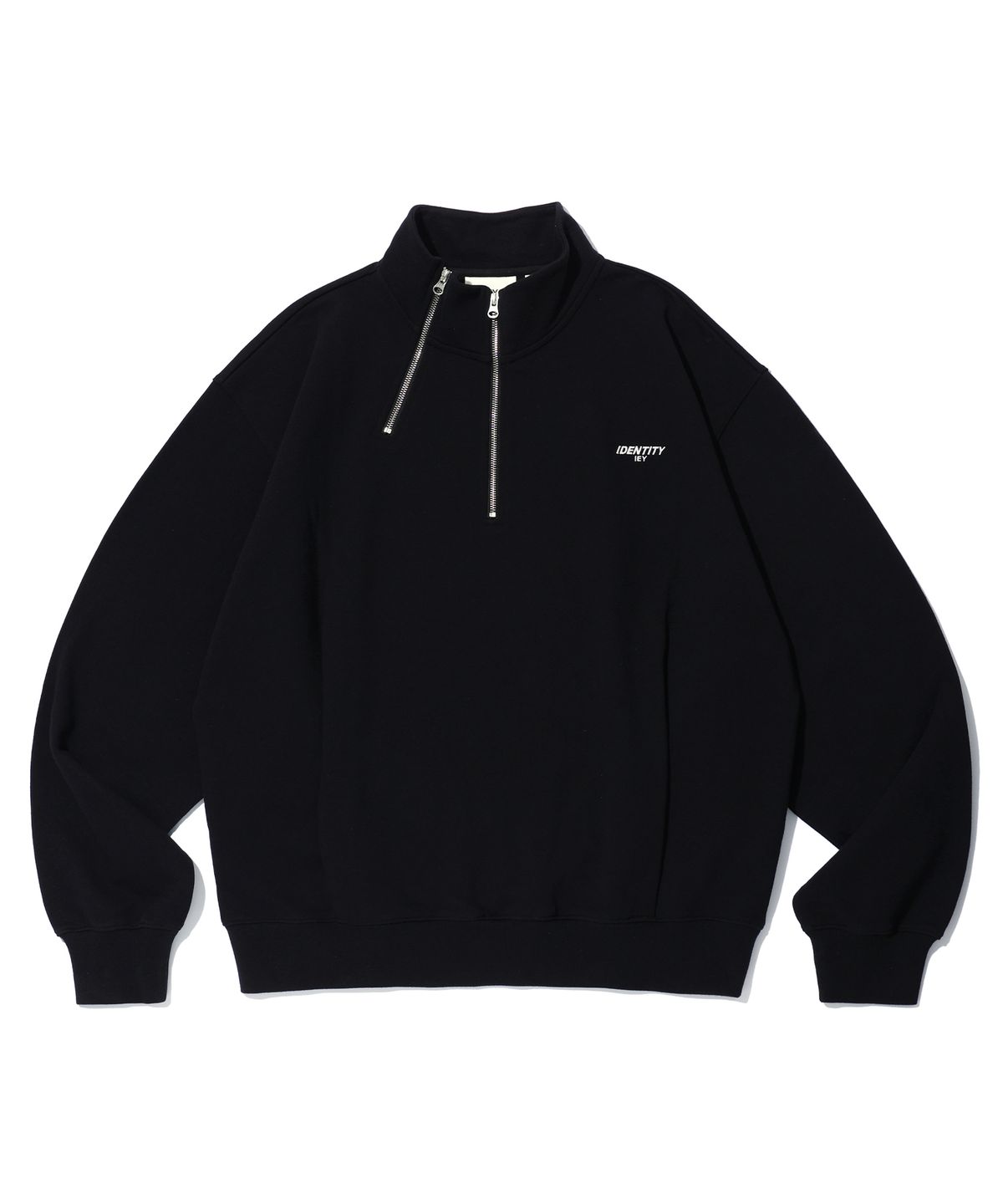 이에이(IEY) MULTI ZIP-UP SWEATER SHIRT Black