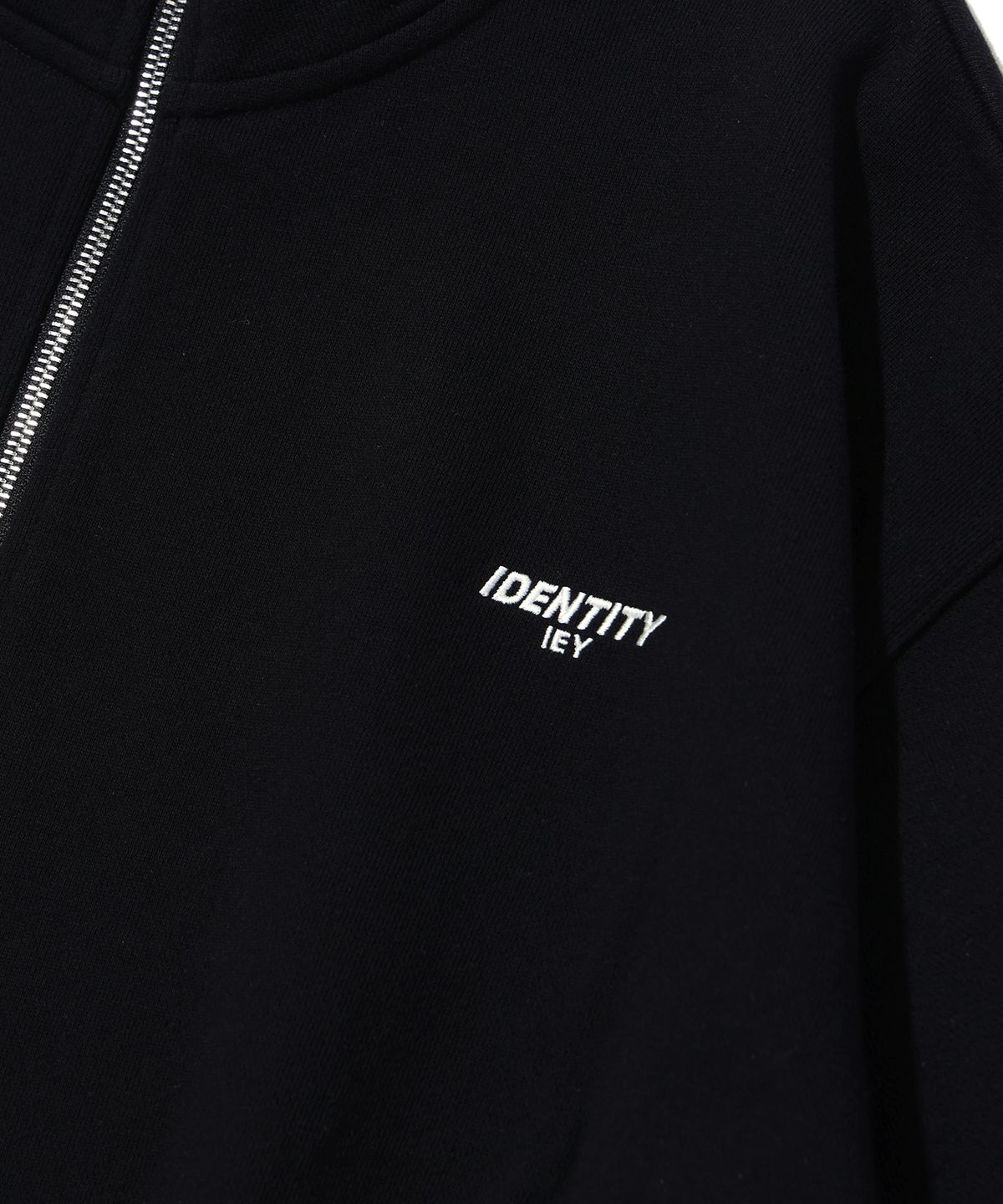 이에이(IEY) MULTI ZIP-UP SWEATER SHIRT Black