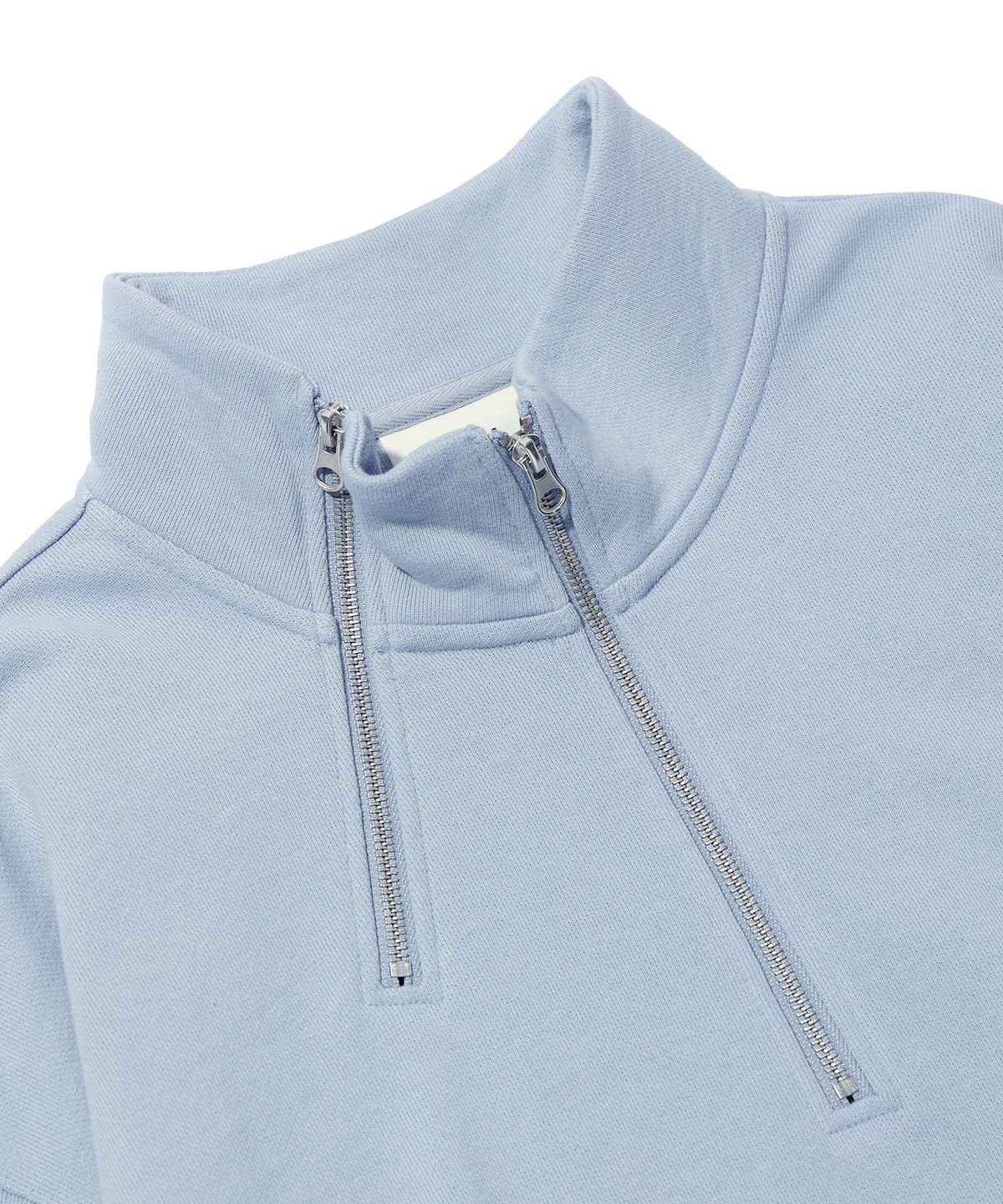 이에이(IEY) MULTI ZIP-UP SWEATER SHIRT Sky Blue