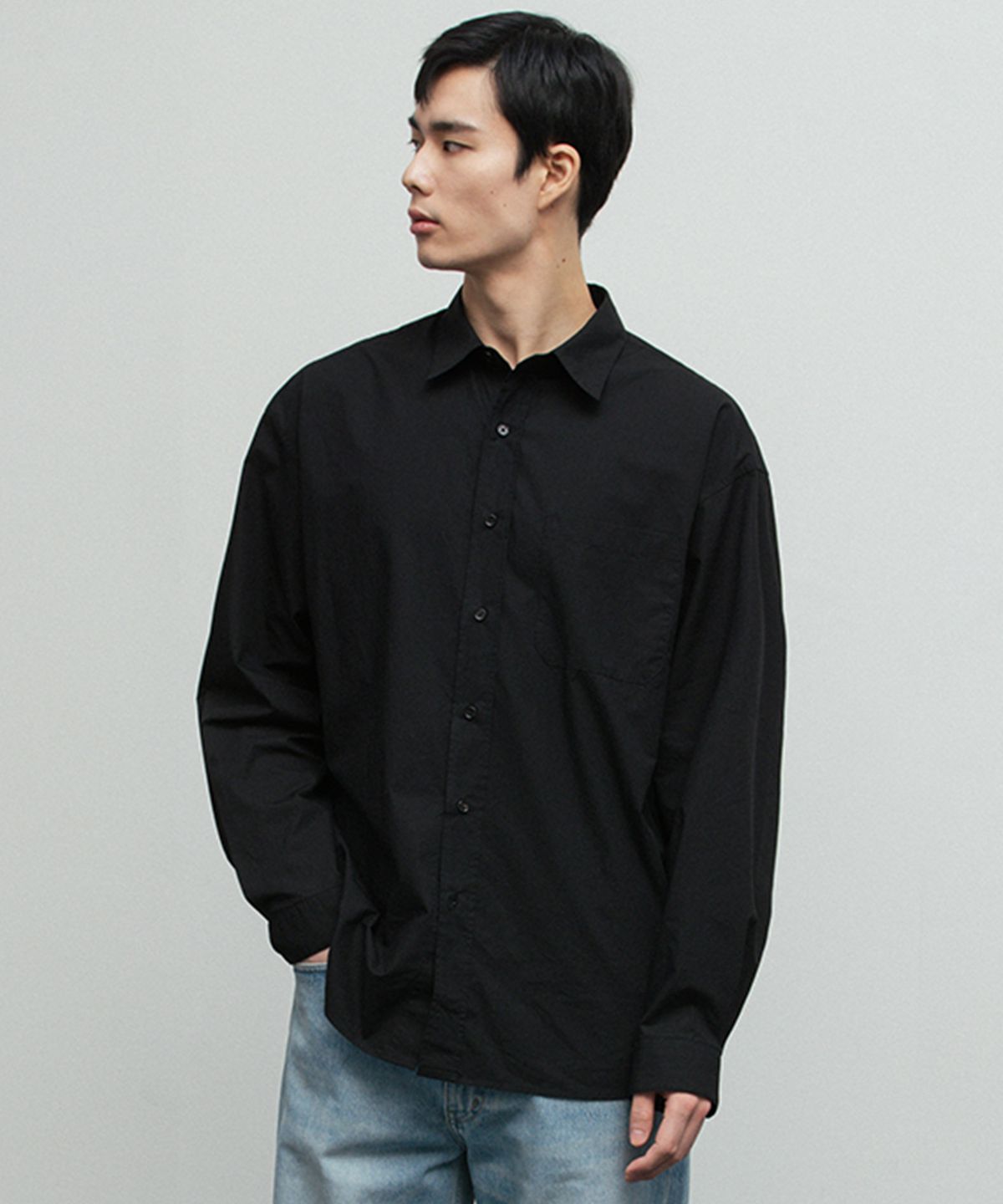 블랭크룸(BLANKROOM) 필드데이 셔츠_CLEAN BLACK