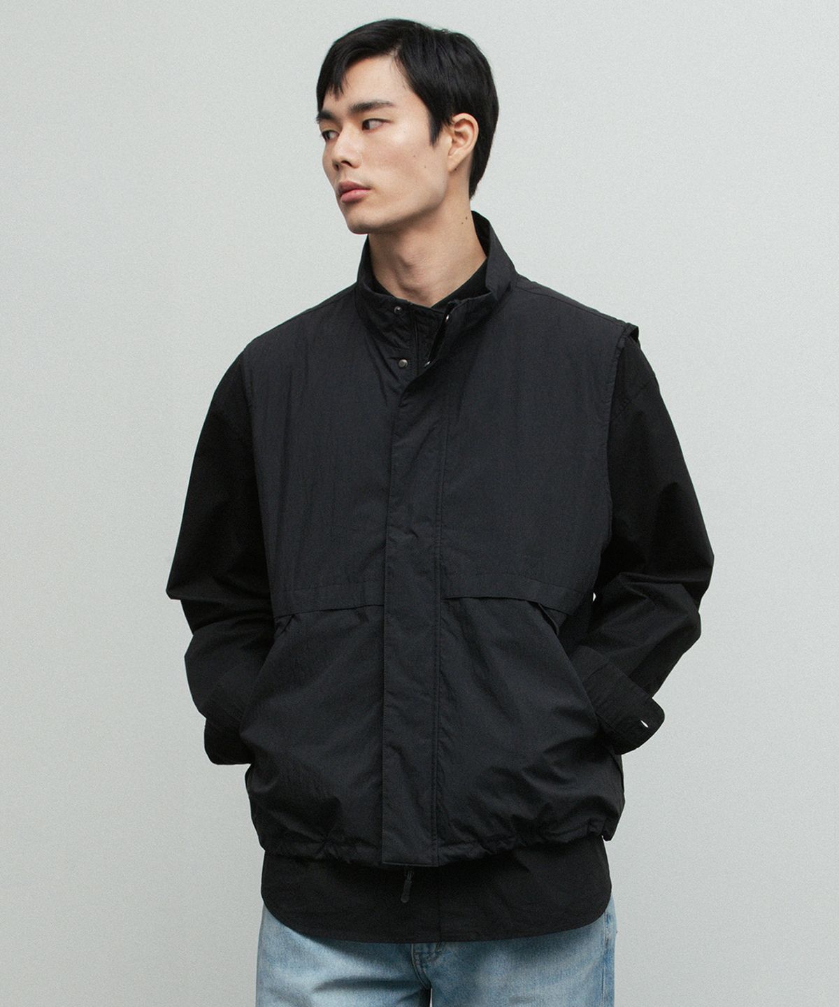블랭크룸(BLANKROOM) 필드데이 셔츠_CLEAN BLACK