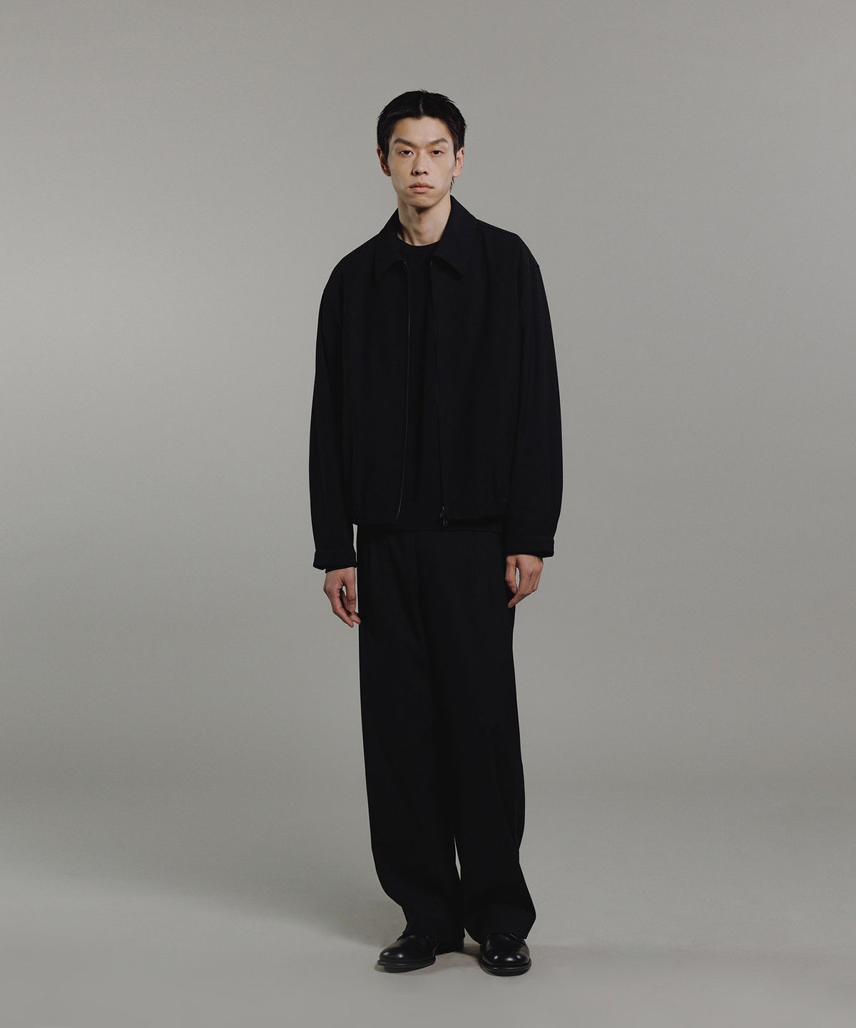 블랭크룸(BLANKROOM) NEAT 블루종_BLACK