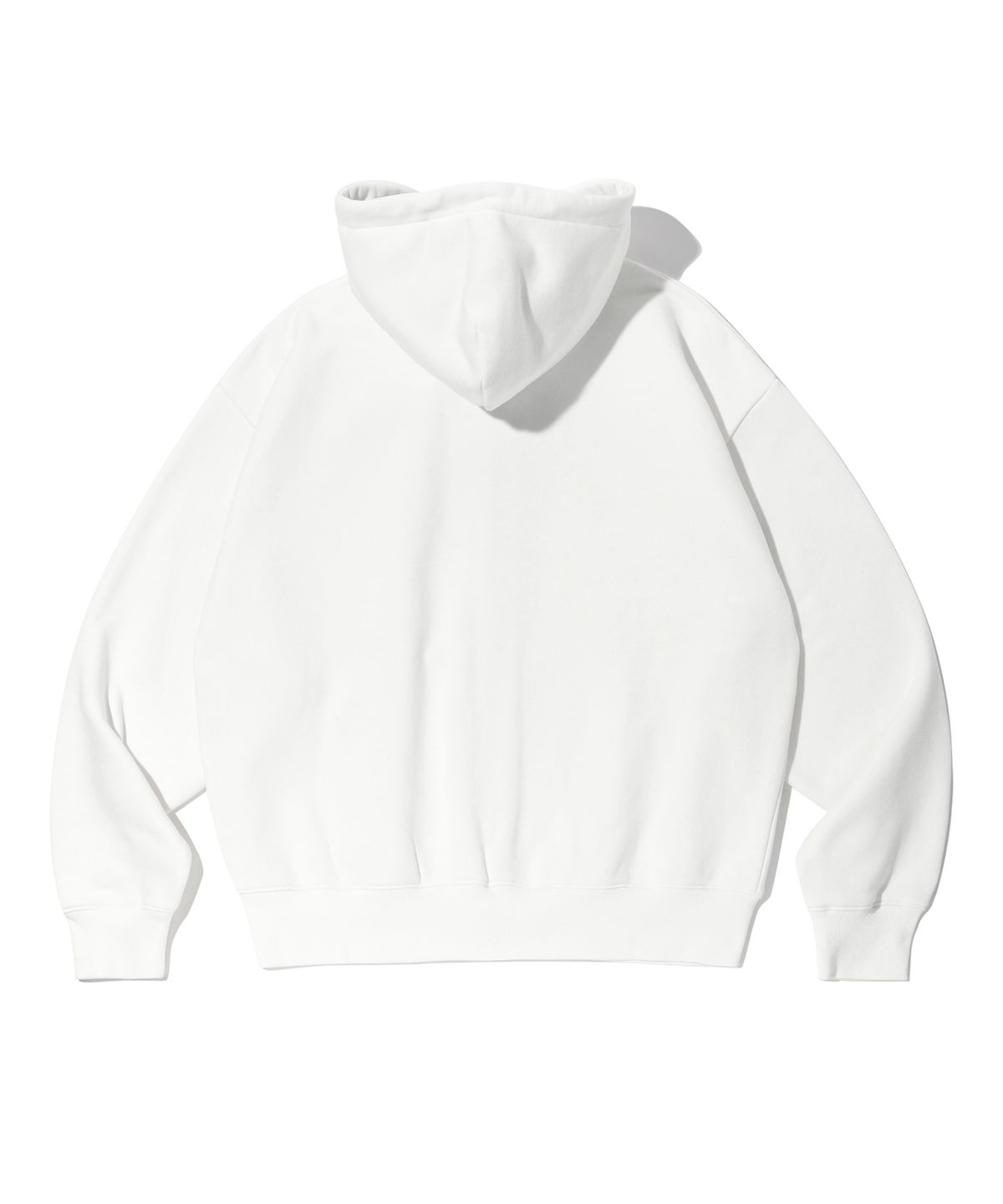 유희(YOUHEE) RIBBON DETAIL HOOD ZIP-UP WHITE