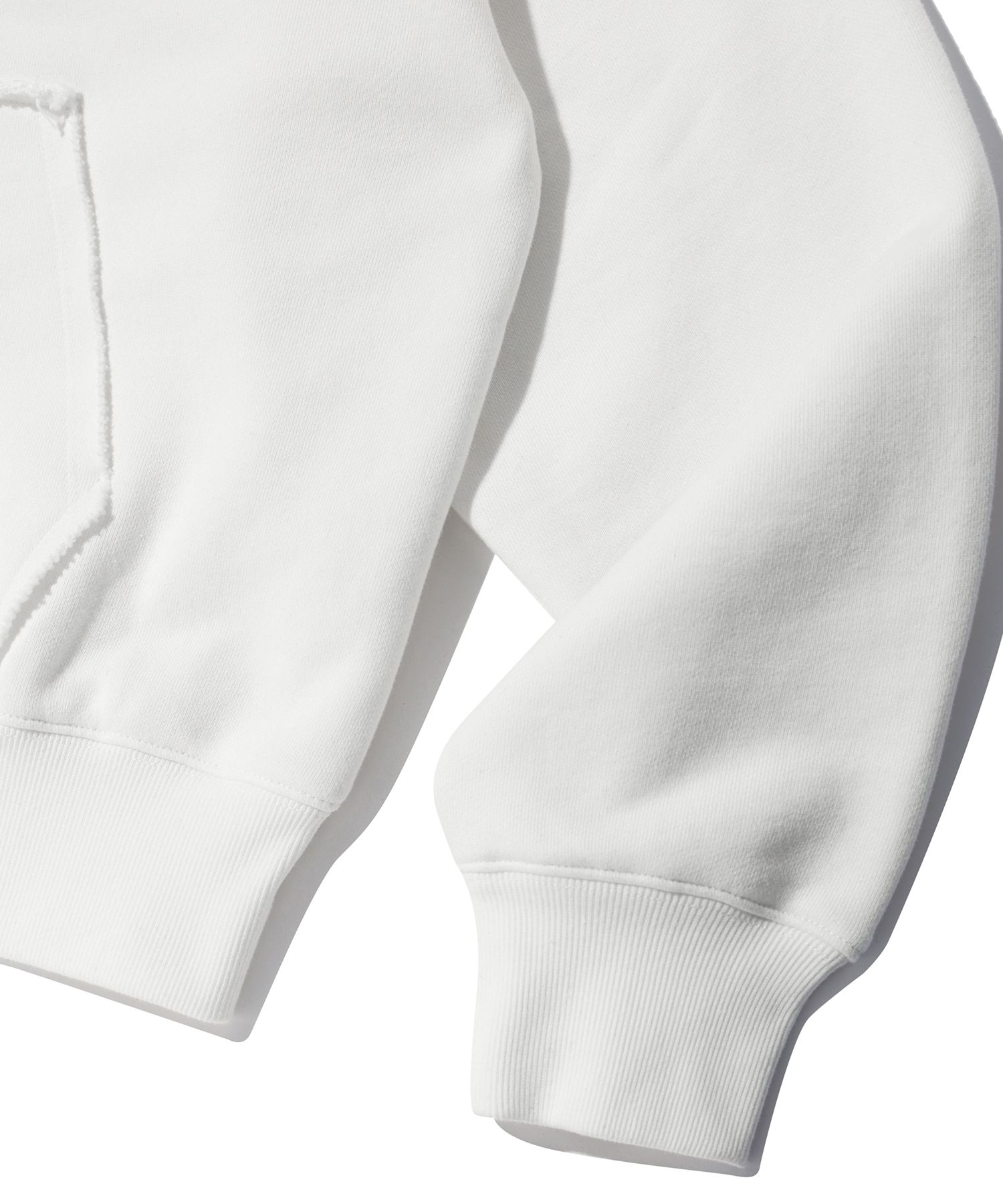 MUSINSA | YOUHEE RIBBON DETAIL HOOD ZIP-UP WHITE