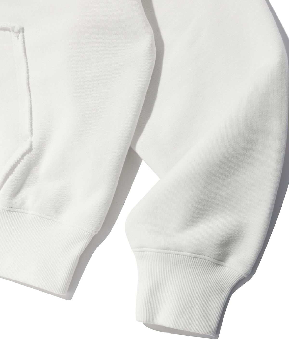 유희(YOUHEE) RIBBON DETAIL HOOD ZIP-UP WHITE