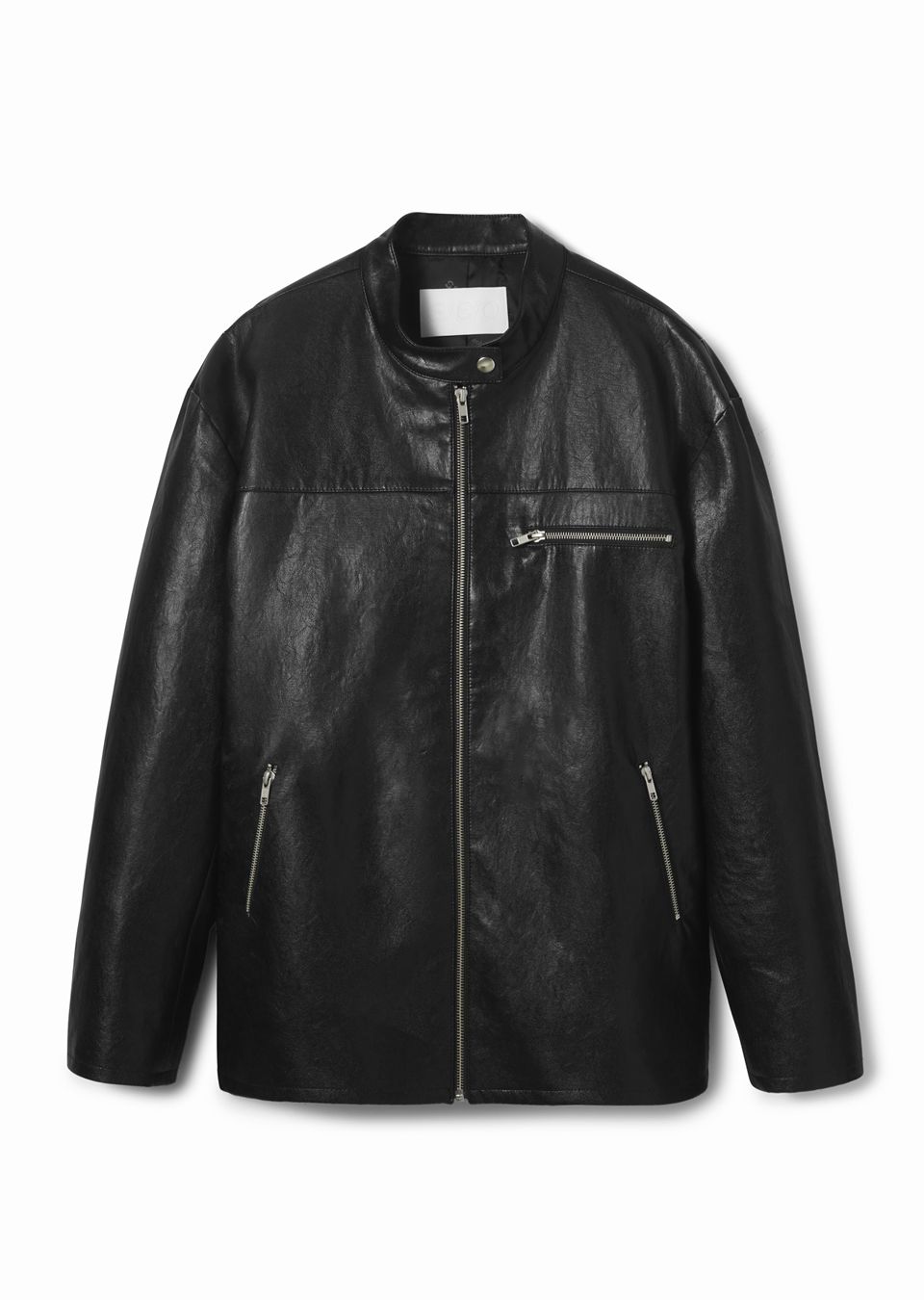 MUSINSA公式 | s/e/o FAUX LEATHER BIKER JACKET