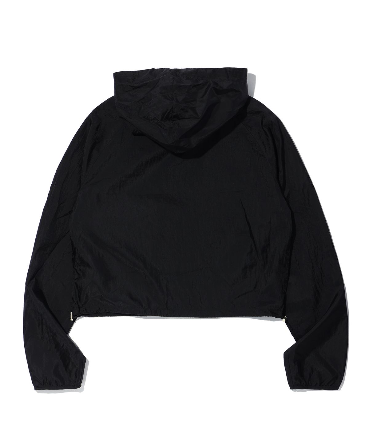 유희(YOUHEE) SHEER WIND BREAKER BLACK