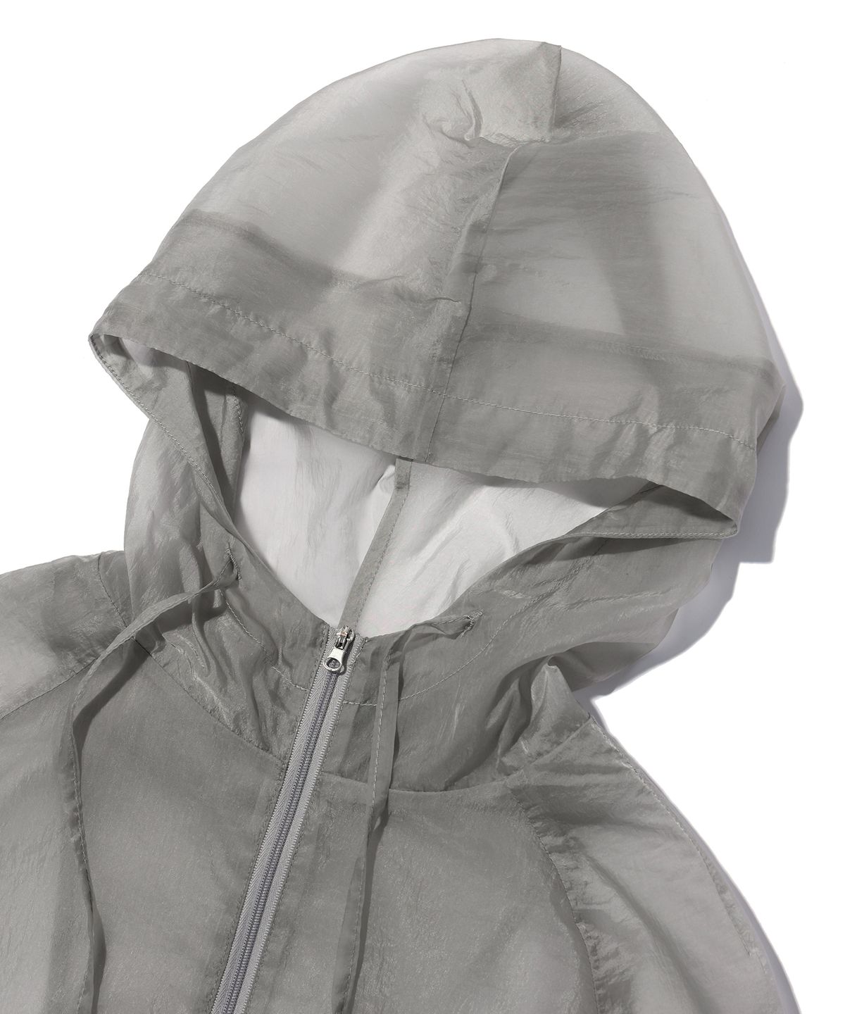 유희(YOUHEE) SHEER WIND BREAKER GREY