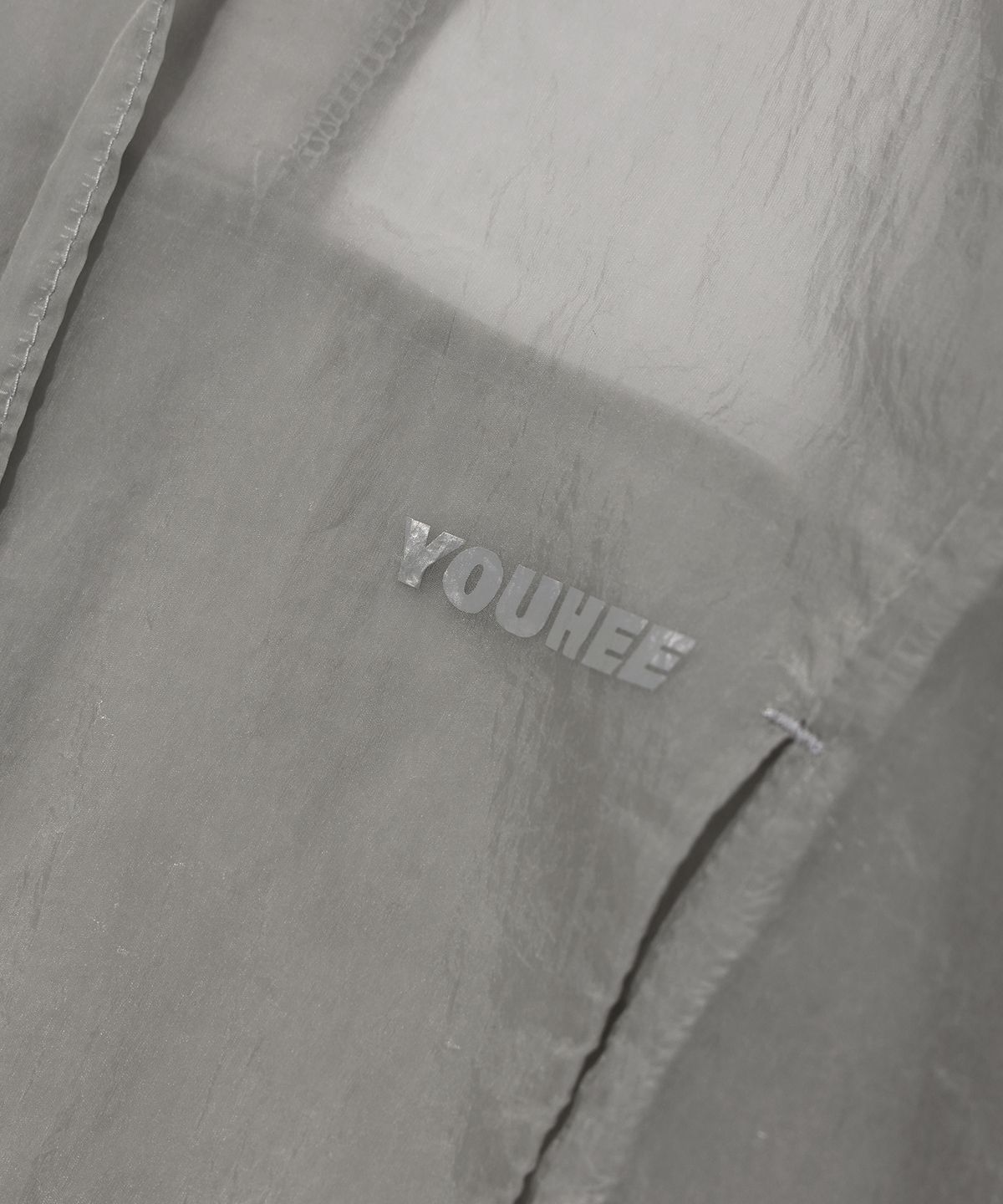 유희(YOUHEE) SHEER WIND BREAKER GREY