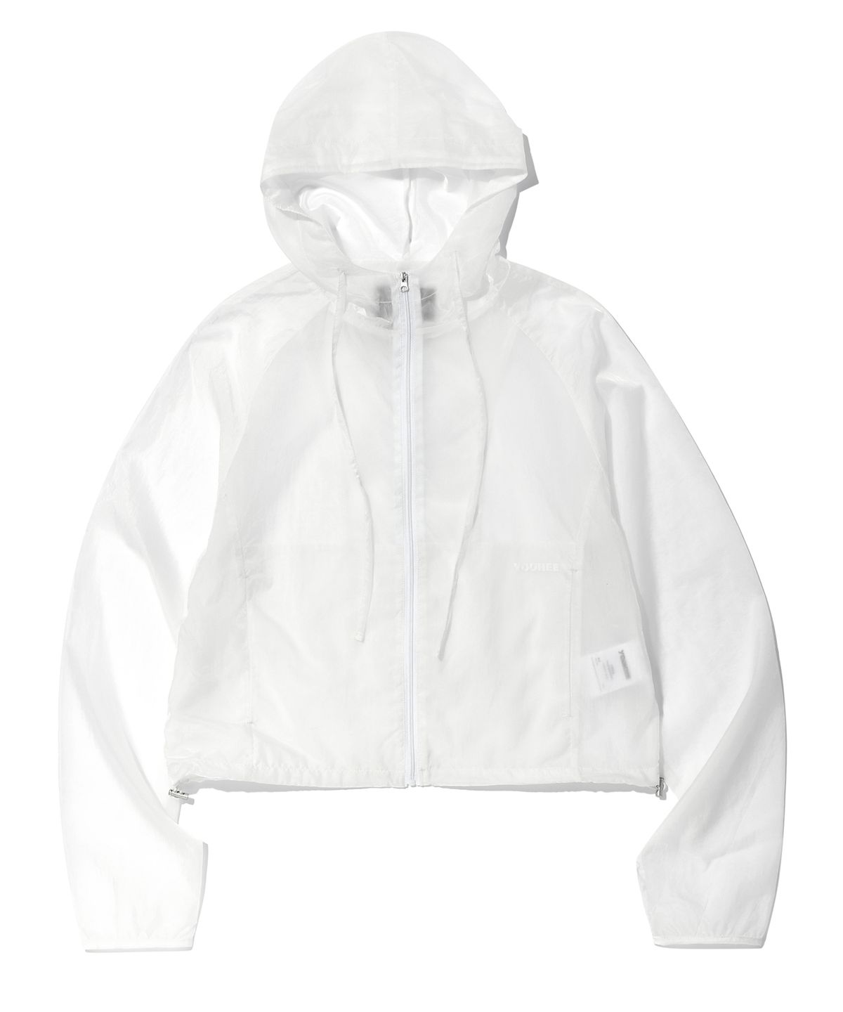 유희(YOUHEE) SHEER WIND BREAKER WHITE