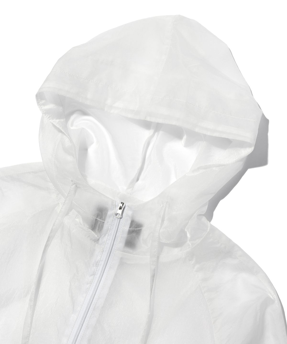 유희(YOUHEE) SHEER WIND BREAKER WHITE