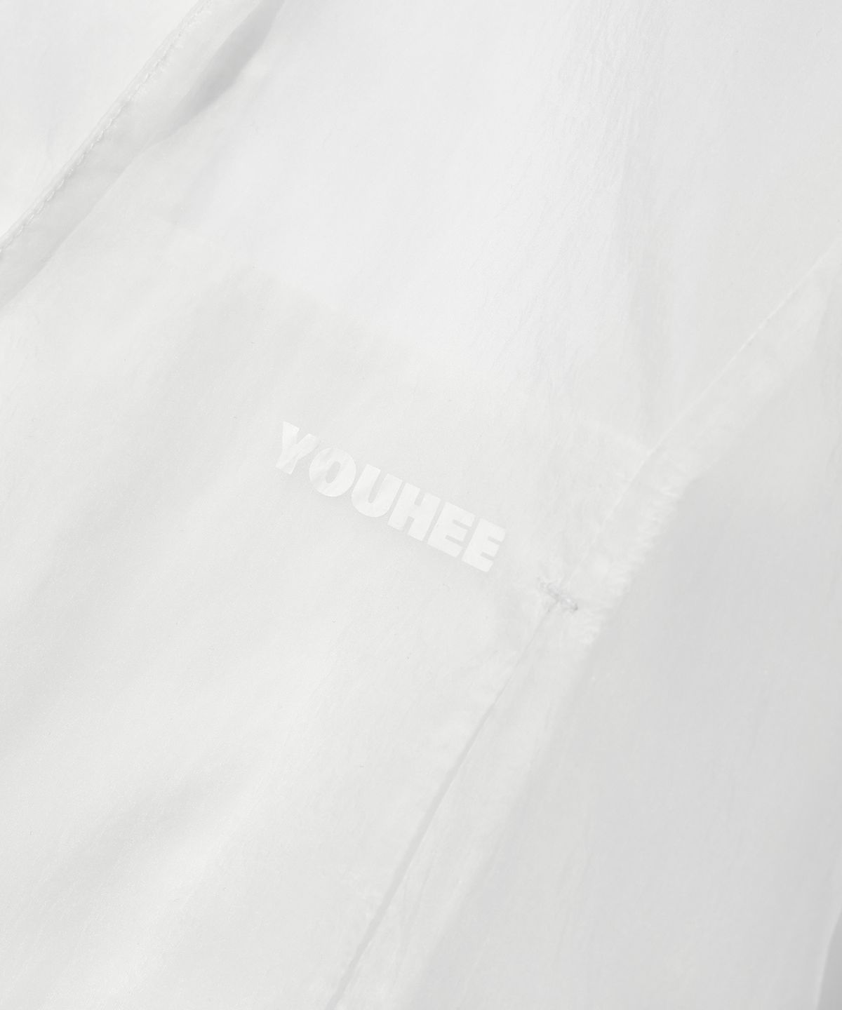 유희(YOUHEE) SHEER WIND BREAKER WHITE