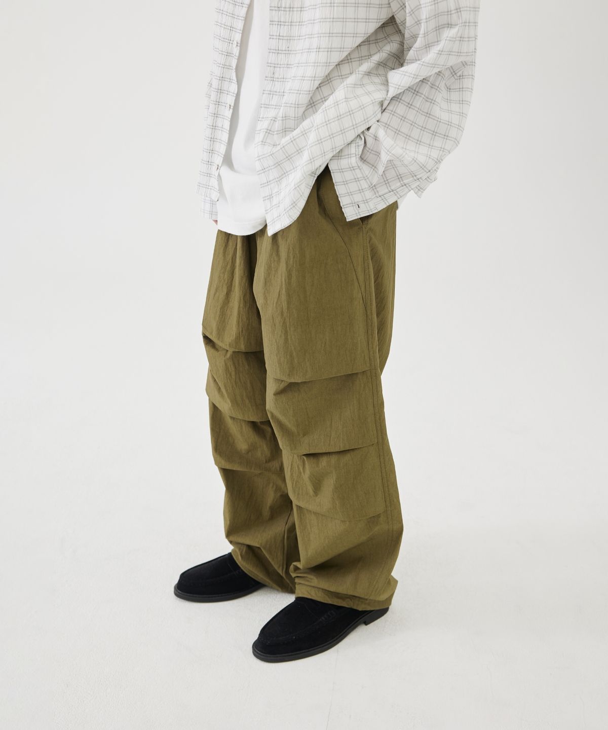 이스트서비스샵(eastserviceshop) Vintage Parachute Pants - Khaki