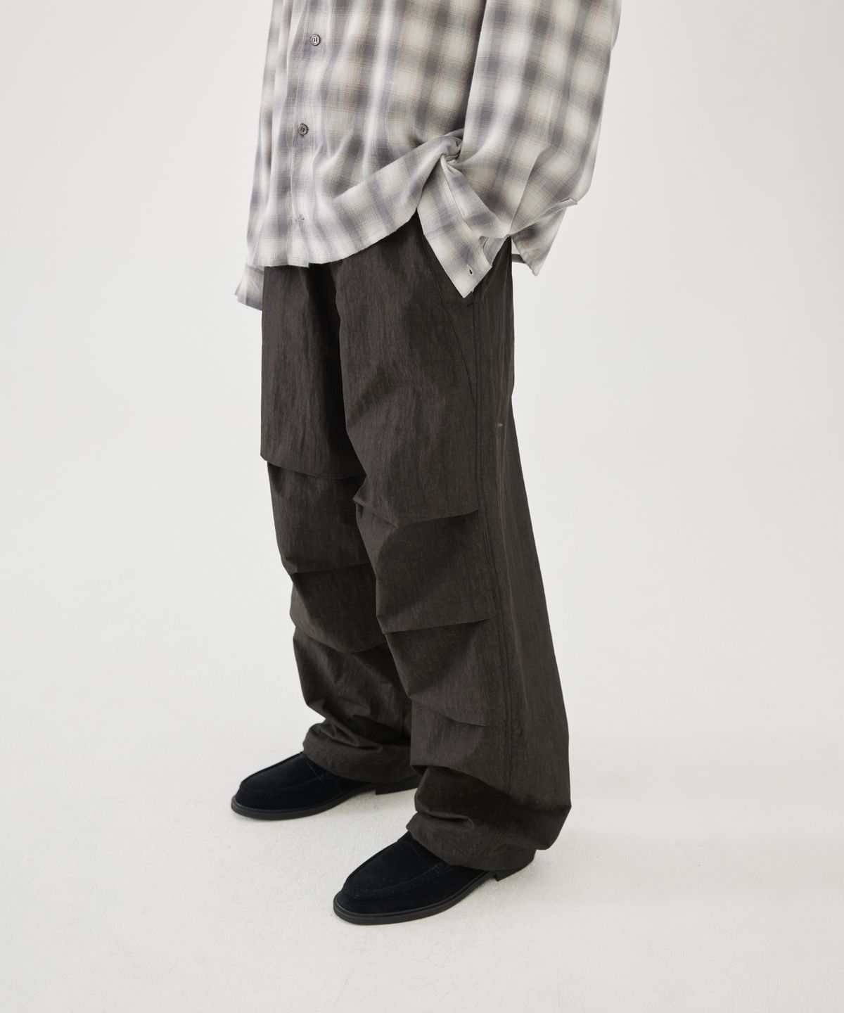 이스트서비스샵(eastserviceshop) Vintage Parachute Pants - Black