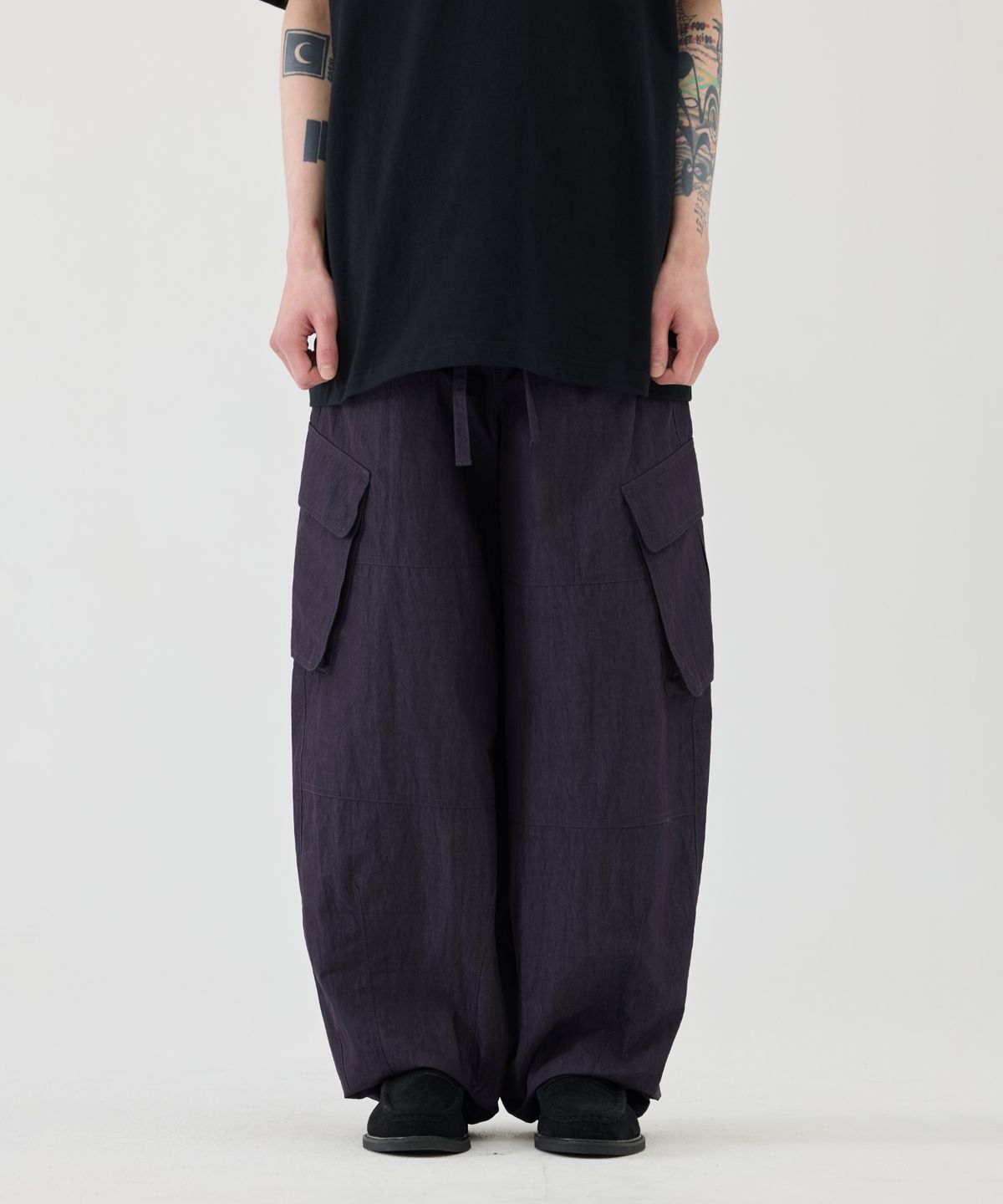 이스트서비스샵(eastserviceshop) Maximal Ballon Cargo Pants - Purple Blue