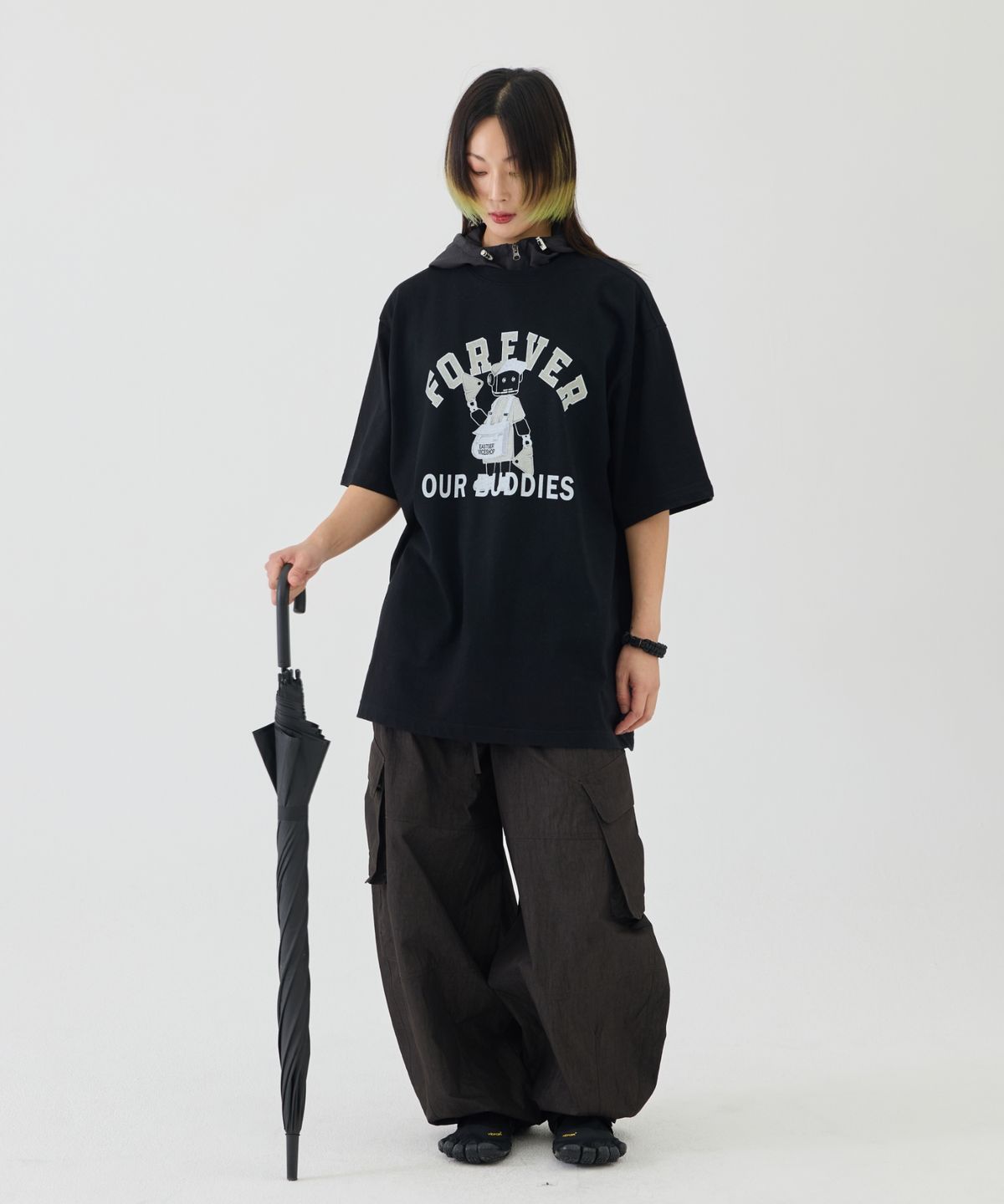 이스트서비스샵(eastserviceshop) Maximal Ballon Cargo Pants - Dirty Black