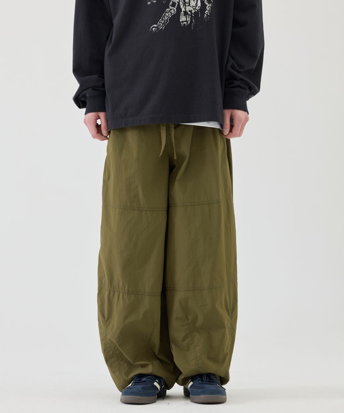이스트서비스샵(eastserviceshop) Basic Ballon Pants - Khaki