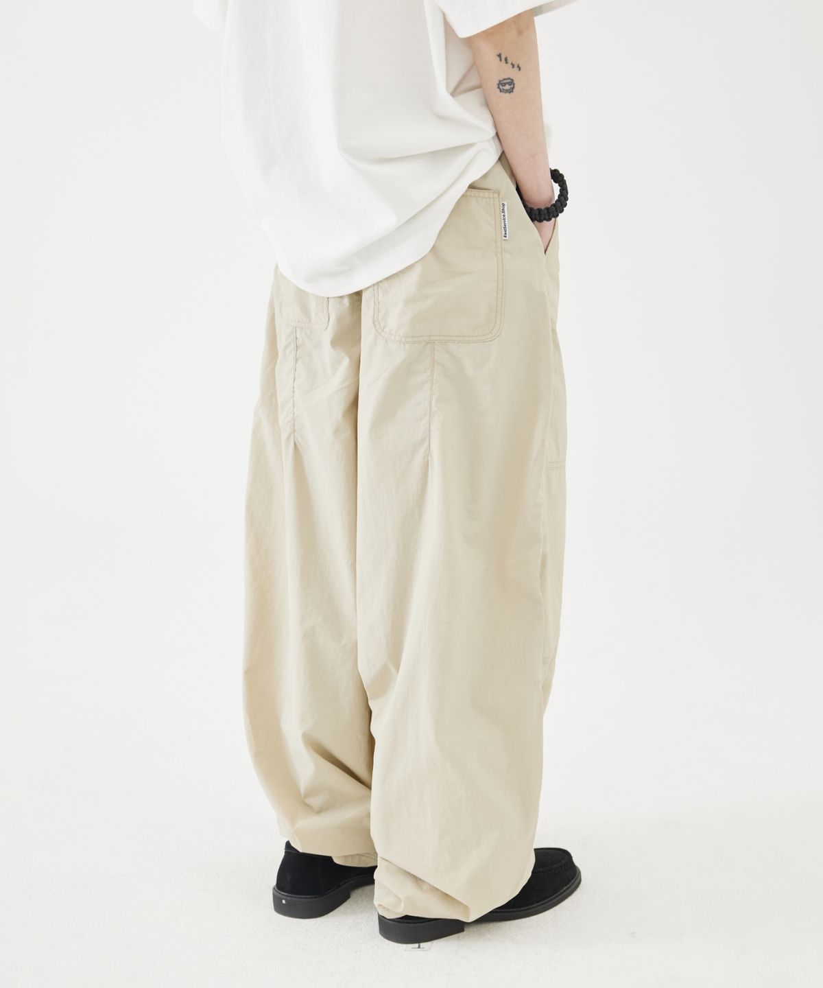 이스트서비스샵(eastserviceshop) Basic Ballon Pants - G/Beige