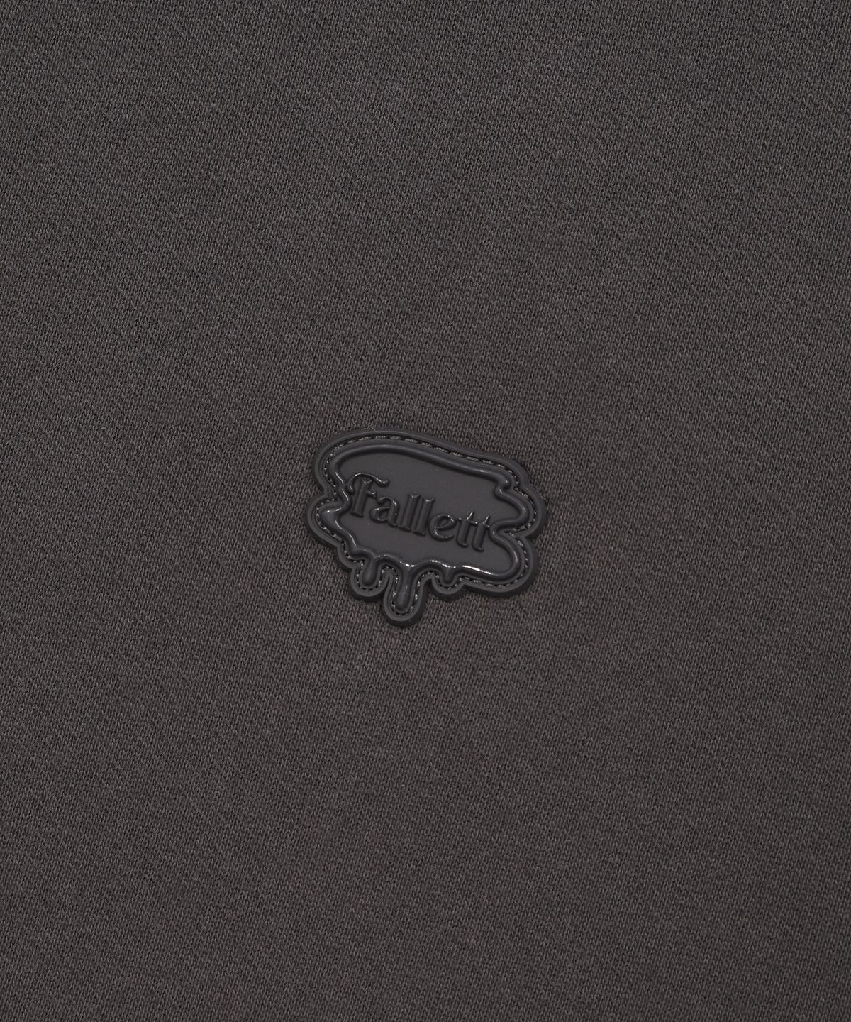 팔렛(FALLETT) 브러쉬 로고 맨투맨 차콜