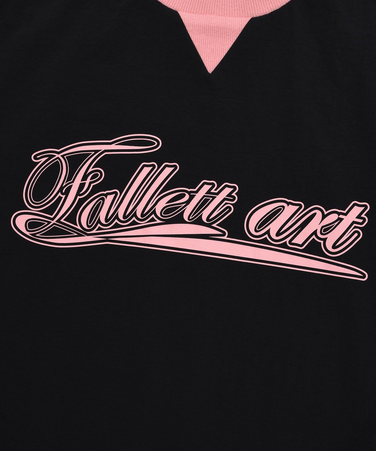 팔렛(FALLETT) 아트 클럽 파이핑 나일론 풀오버 블랙