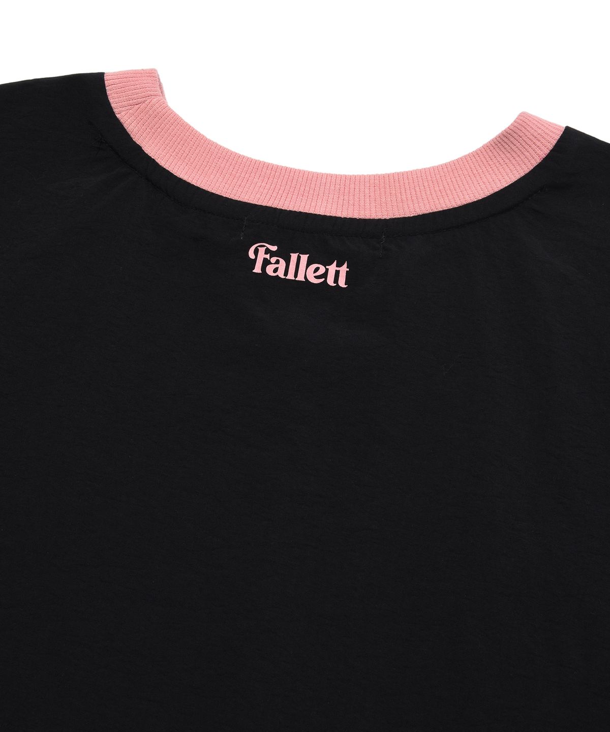 팔렛(FALLETT) 아트 클럽 파이핑 나일론 풀오버 블랙