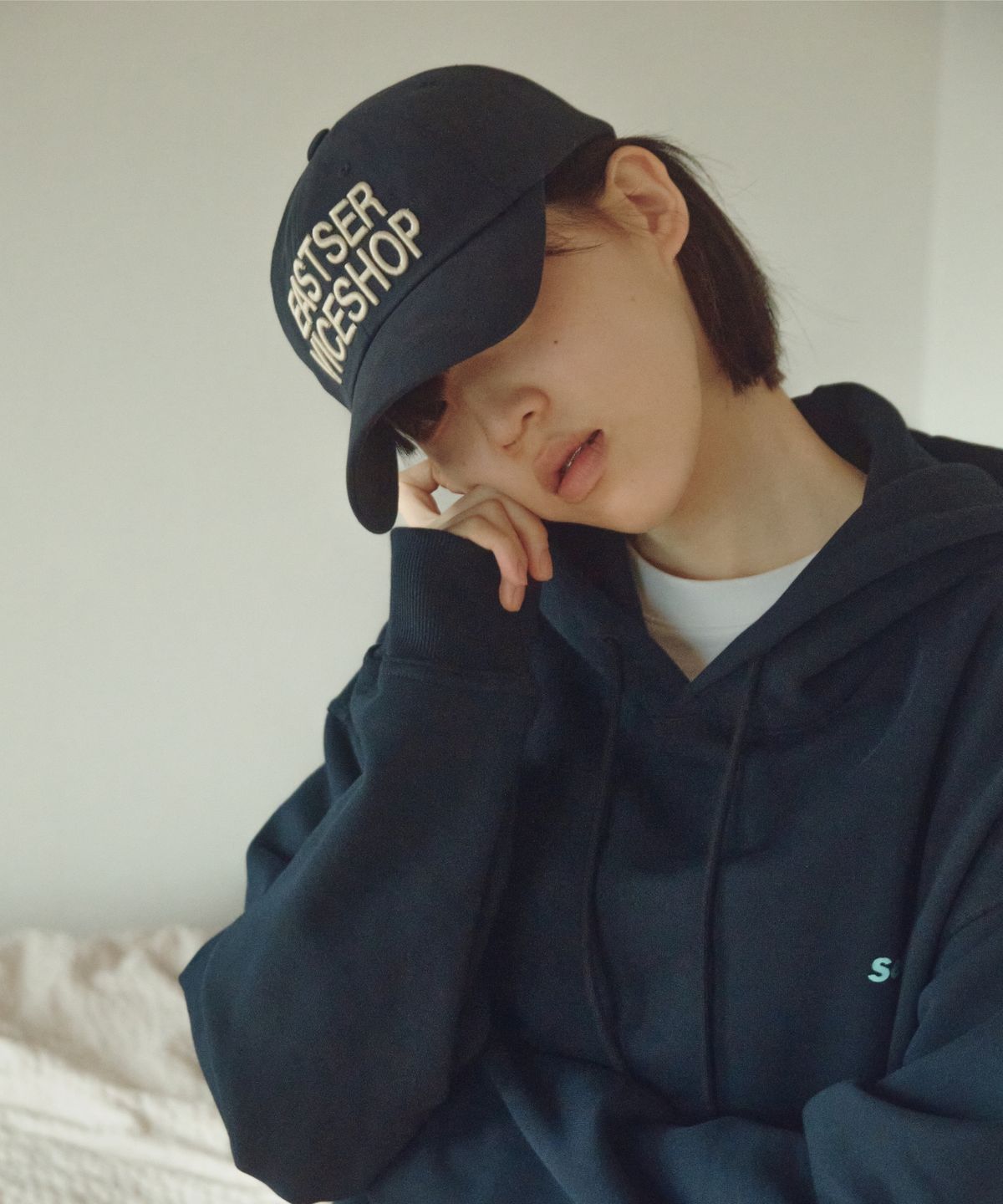이스트서비스샵(eastserviceshop) ESS Symbol Cap - Navy