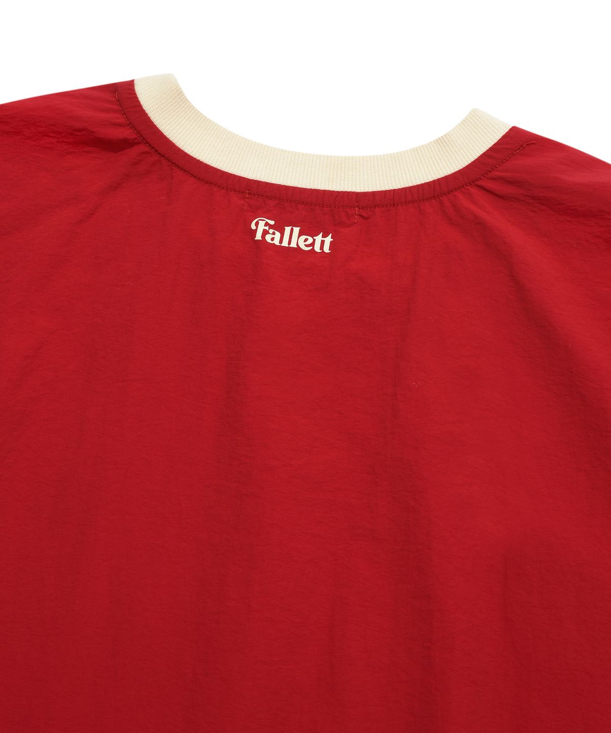 팔렛(FALLETT) 아트 클럽 파이핑 나일론 풀오버 레드
