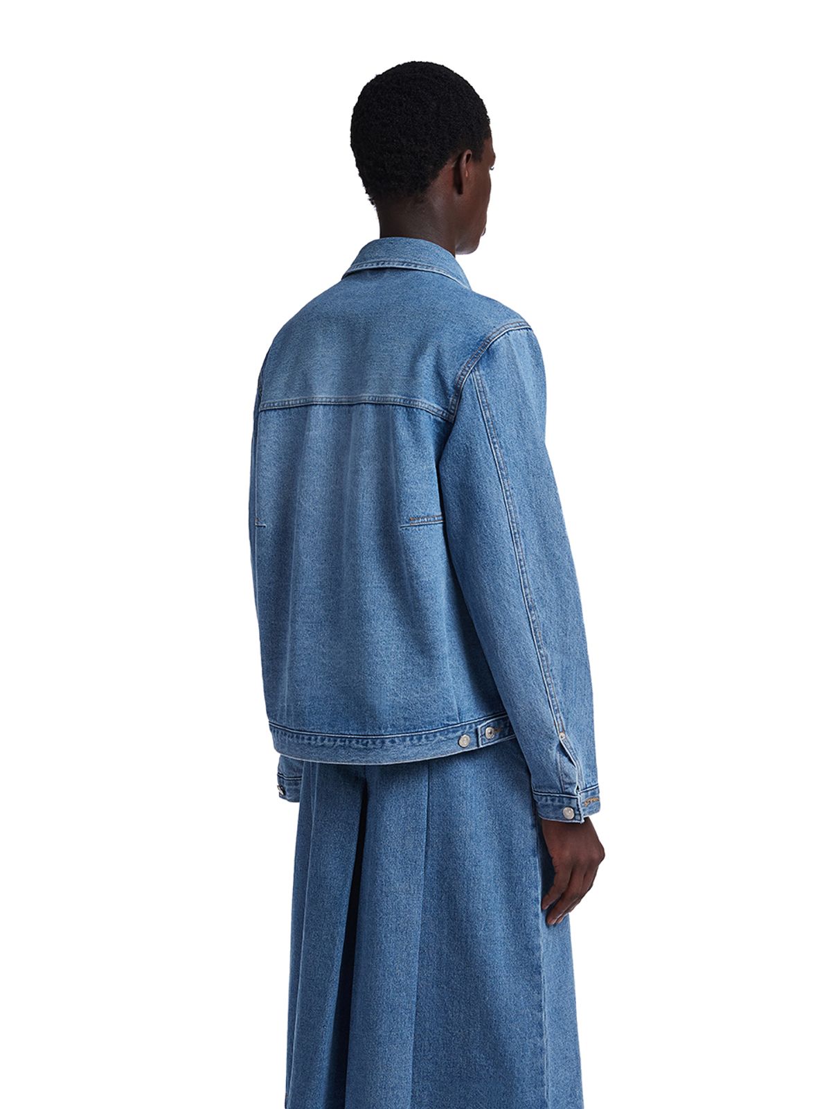 트렁크프로젝트(TRUNK PROJECT) Double Collar Denim Jacket_Blue