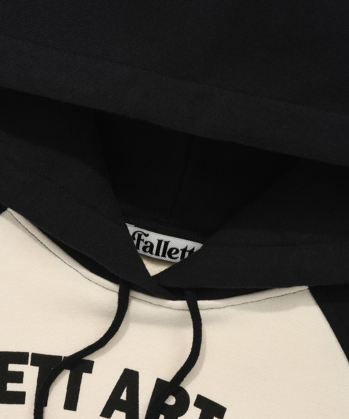 팔렛(FALLETT) 아트 클럽 래글런 후드 아이보리