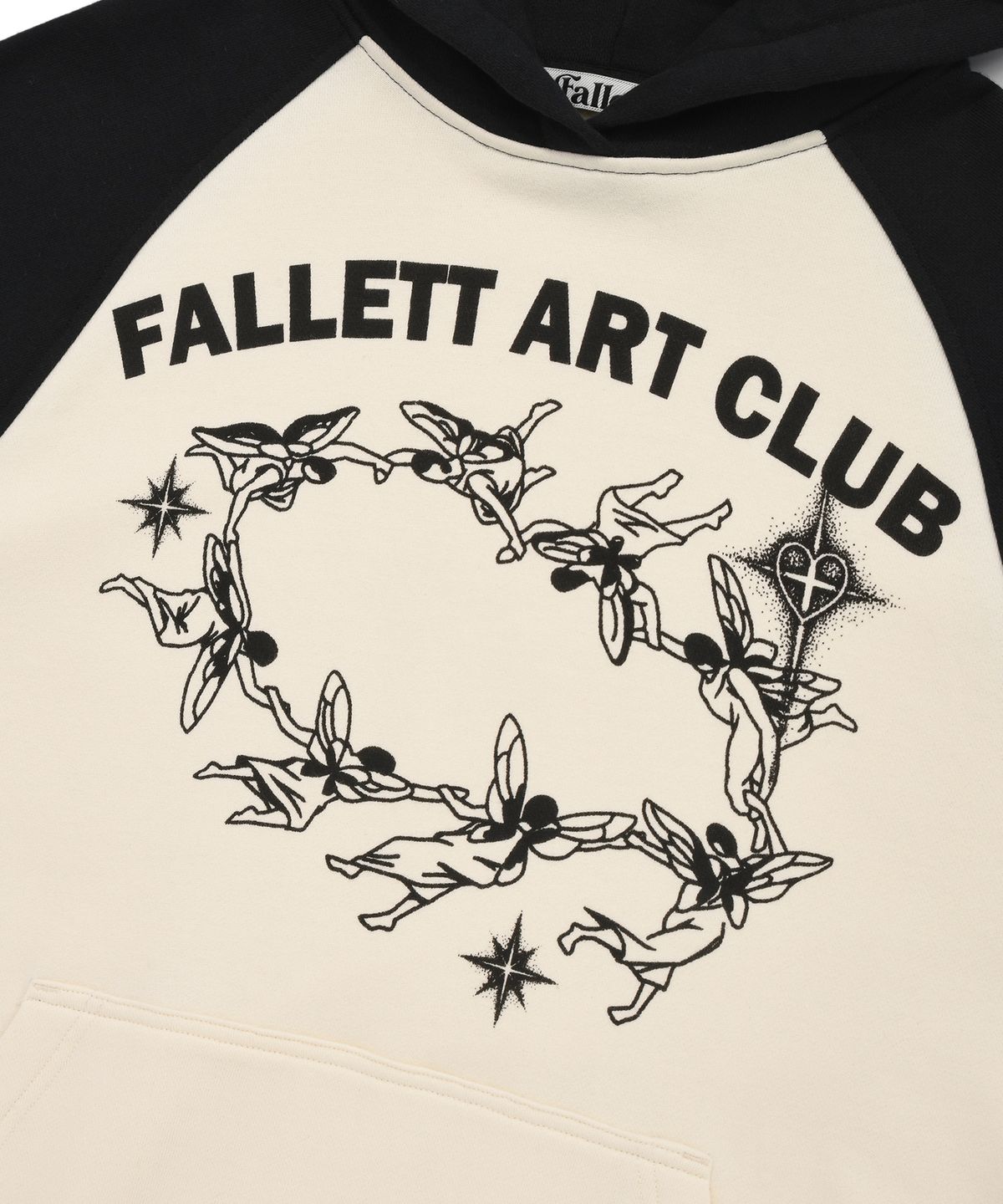 팔렛(FALLETT) 아트 클럽 래글런 후드 아이보리