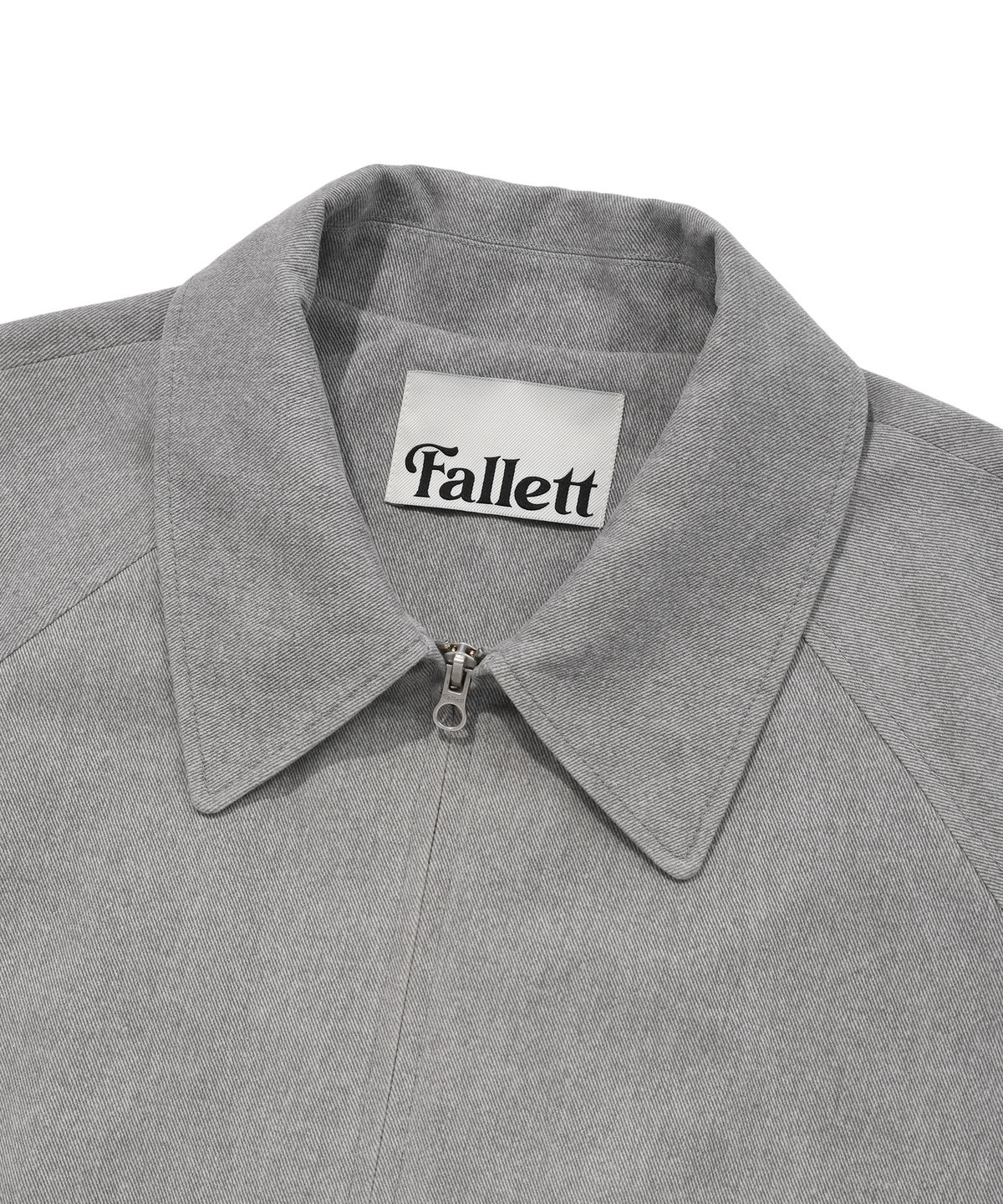팔렛(FALLETT) 피그먼트 오버사이즈 블루종 그레이