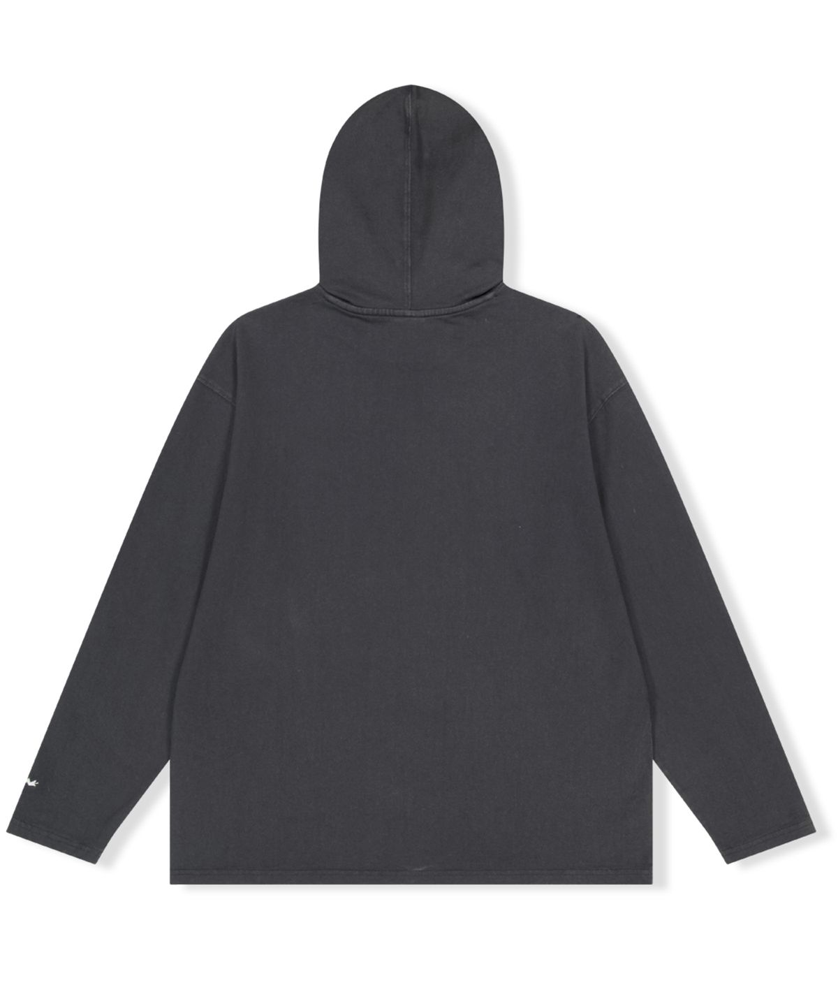 예스아이씨(YESEYESEE) Y.E.S Washed Single Hoodie Charcoal