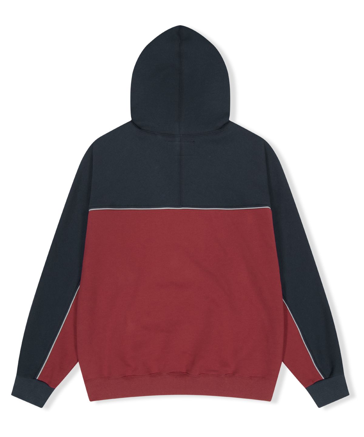 예스아이씨(YESEYESEE) Y.E.S Incision Piping Hoodie Navy