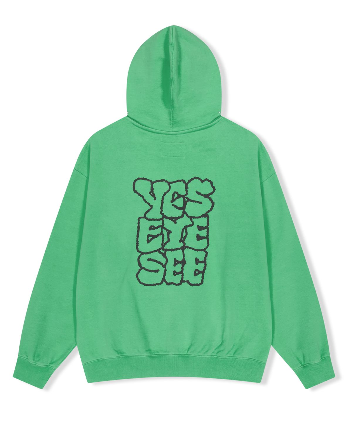 예스아이씨(YESEYESEE) PJW Creature Hoodie Light Green