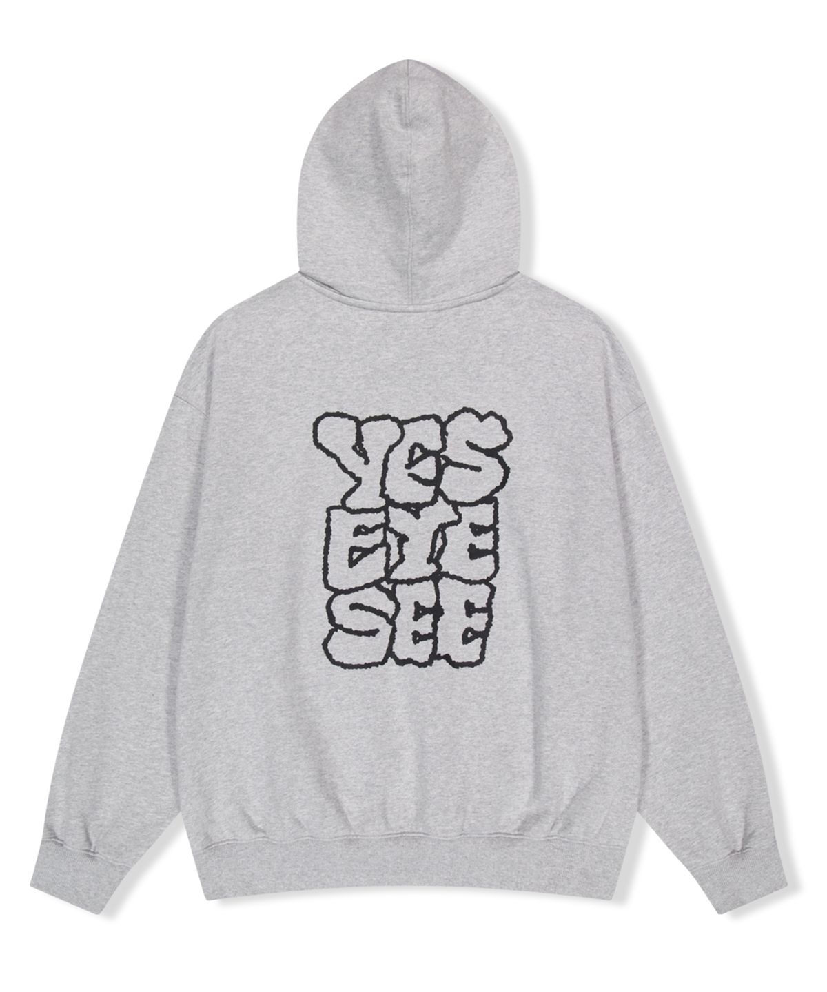예스아이씨(YESEYESEE) PJW Creature Hoodie Grey