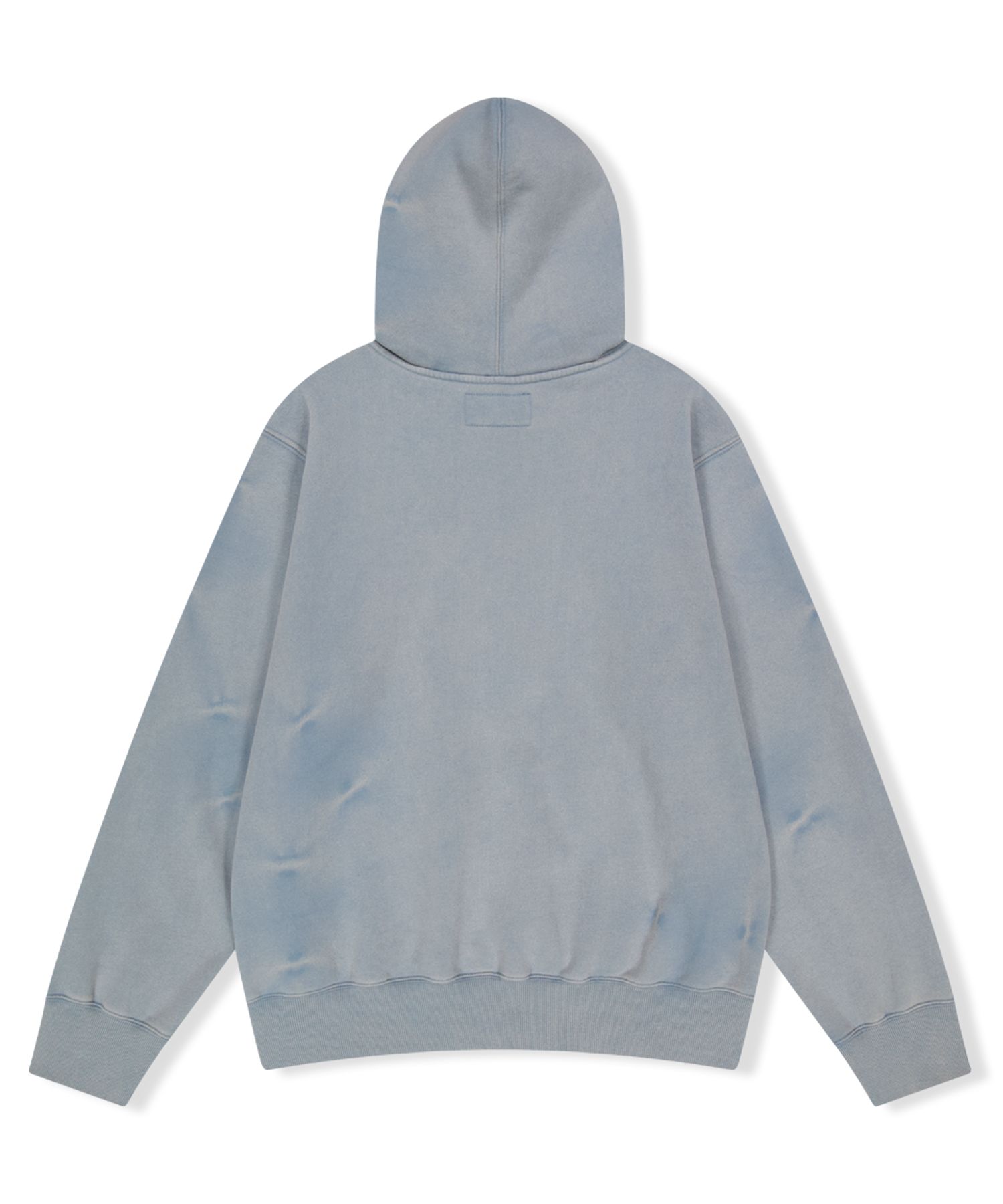 MUSINSA | YESEYESEE YES Painted Zip-up Hoodie Smoky Blue