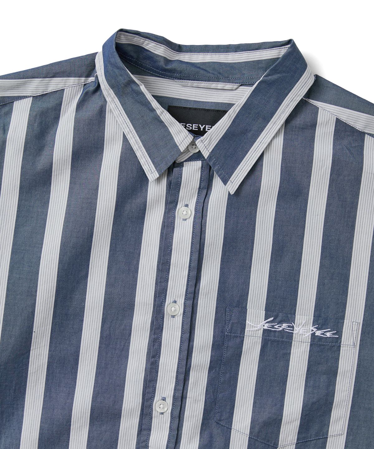 예스아이씨(YESEYESEE) Y.E.S Stripe Shirts Navy