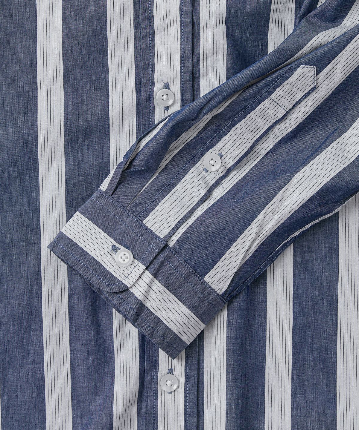 예스아이씨(YESEYESEE) Y.E.S Stripe Shirts Navy