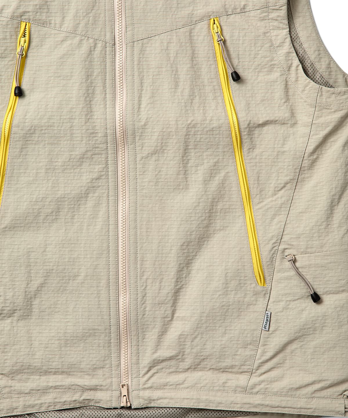 예스아이씨(YESEYESEE) Ranger Zip Vest Beige
