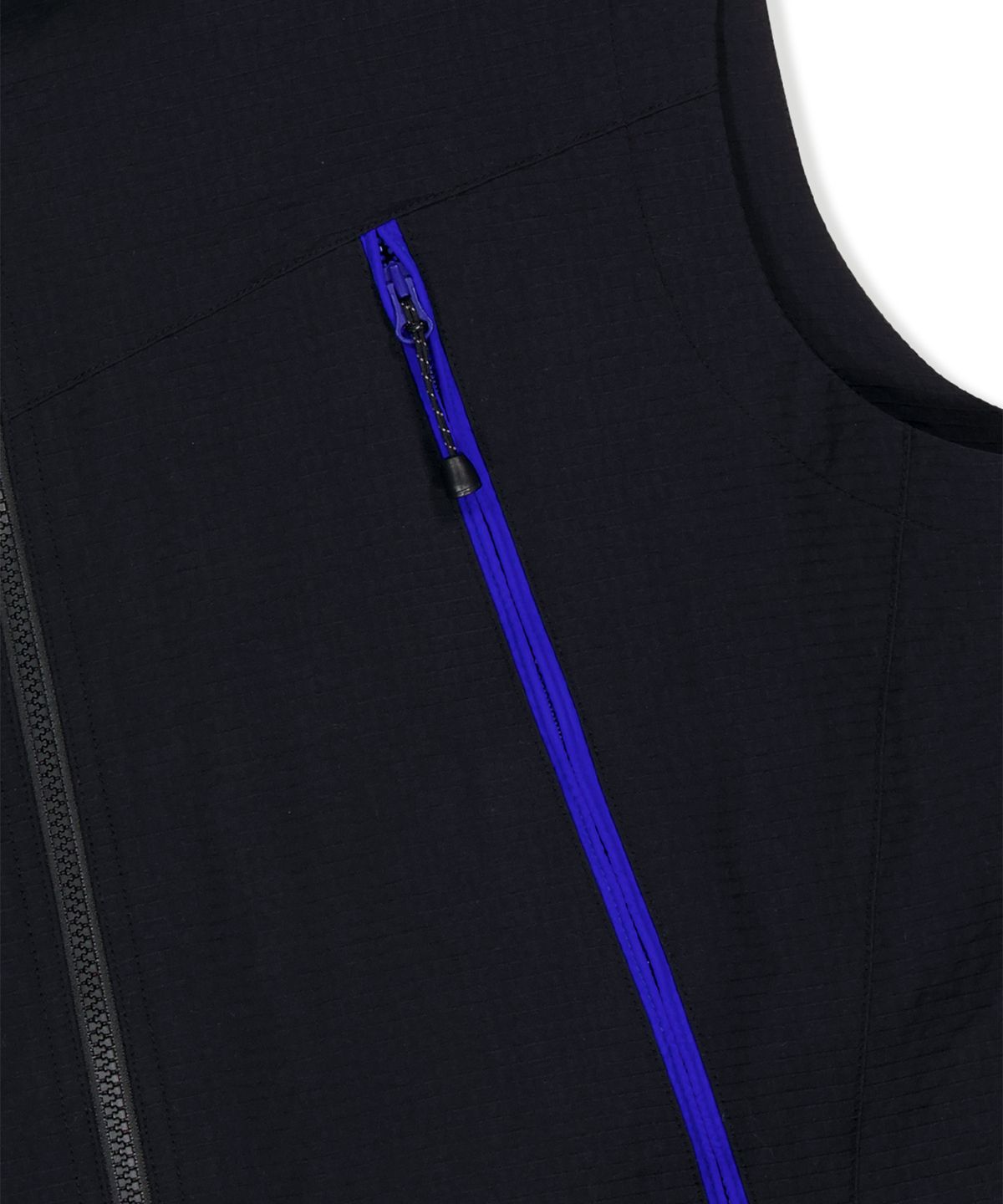 예스아이씨(YESEYESEE) Ranger Zip Vest Black