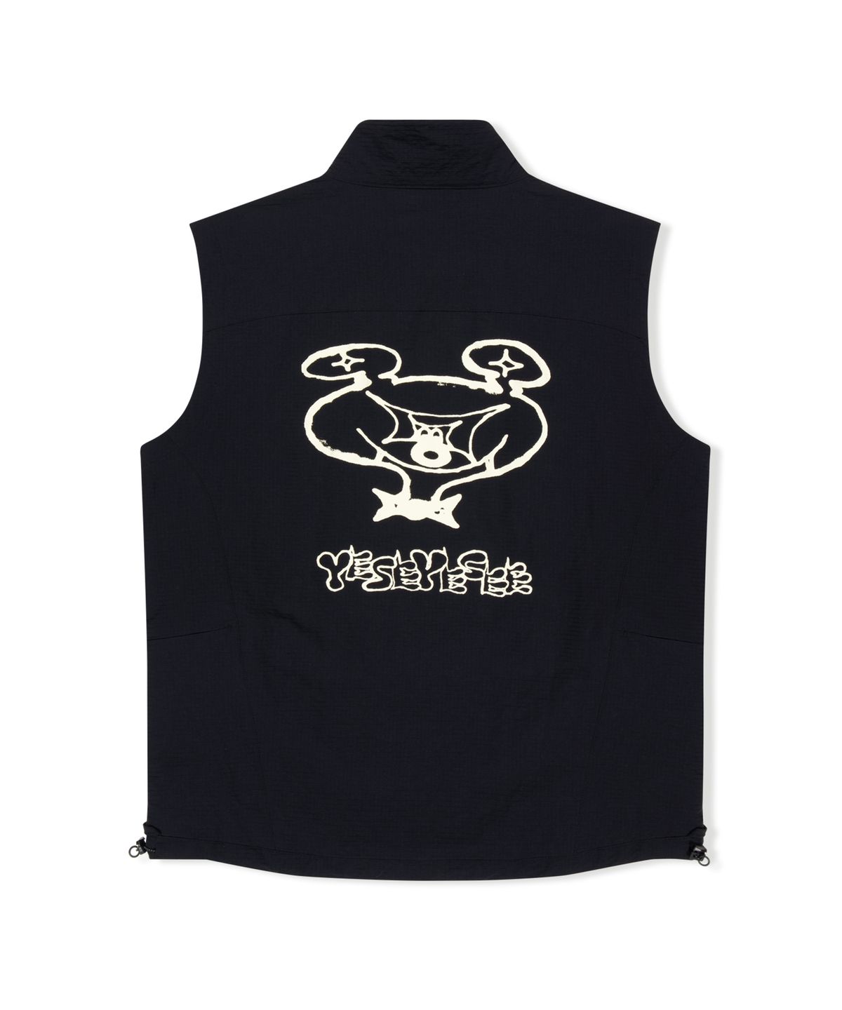 예스아이씨(YESEYESEE) Ranger Zip Vest Black